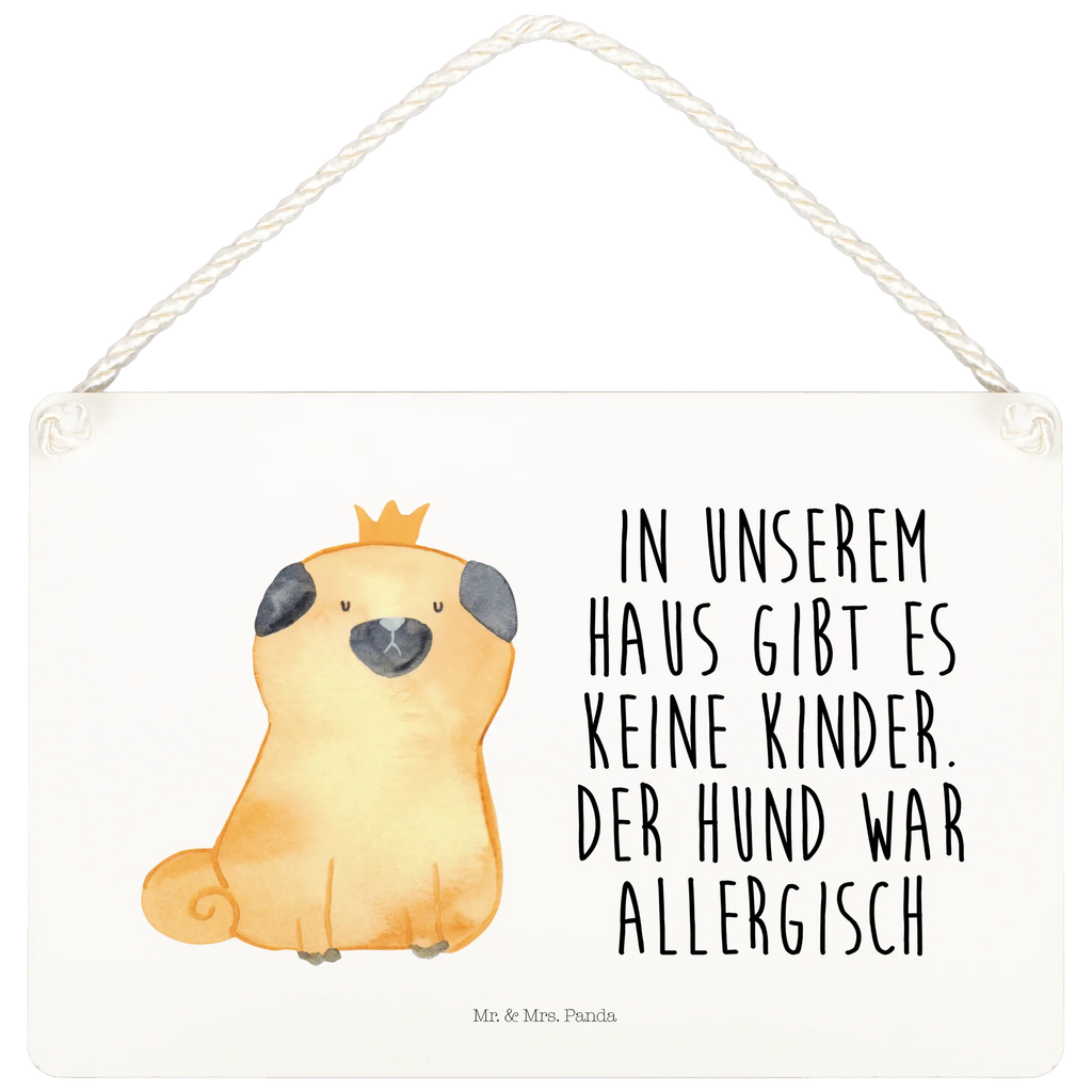 Deko Schild Mops Krone Dekoschild, Deko Schild, Schild, Tür Schild, Türschild, Holzschild, Wandschild, Wanddeko, Hund, Hundemotiv, Haustier, Hunderasse, Tierliebhaber, Hundebesitzer, Sprüche, Mops, allergisch, kinderlos, Hausregel, Hundebesitzer. Spruch, lustig