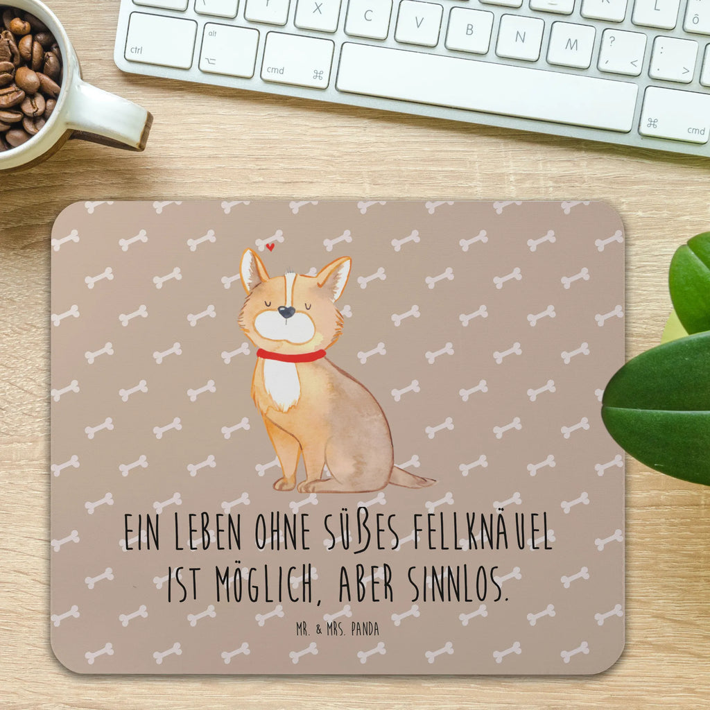 Mauspad Hund Glück Mousepad, Computer zubehör, Büroausstattung, PC Zubehör, Arbeitszimmer, Mauspad, Einzigartiges Mauspad, Designer Mauspad, Mausunterlage, Mauspad Büro, Hund, Hundemotiv, Haustier, Hunderasse, Tierliebhaber, Hundebesitzer, Sprüche, Corgie, Hundeliebe, Spruch, Hundemama, Liebe