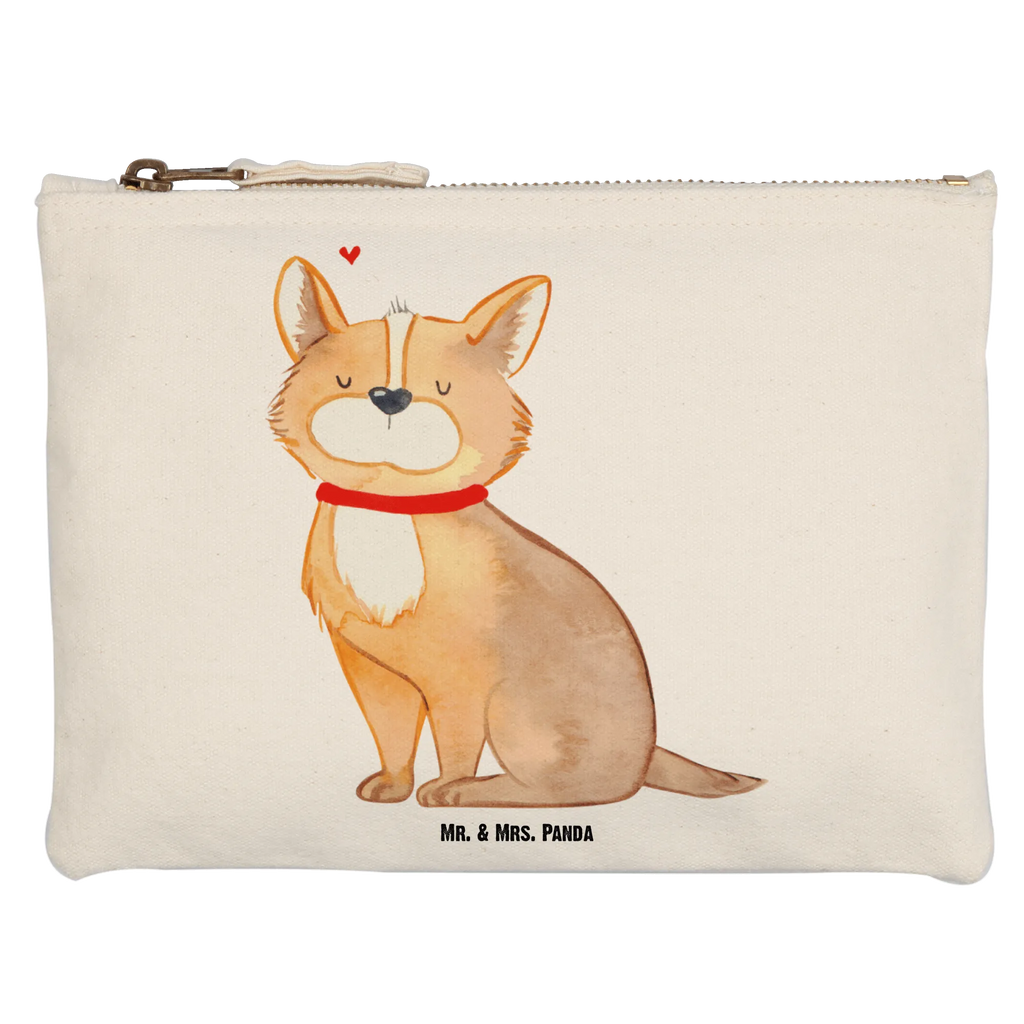 Schminktasche Hund Glück Schminktasche, Kosmetiktasche, Kosmetikbeutel, Stiftemäppchen, Etui, Federmappe, Makeup, XXL, Schminketui, Kosmetiketui, Schlamperetui, Hund, Hundemotiv, Haustier, Hunderasse, Tierliebhaber, Hundebesitzer, Sprüche, Corgie, Hundeliebe, Spruch, Hundemama, Liebe