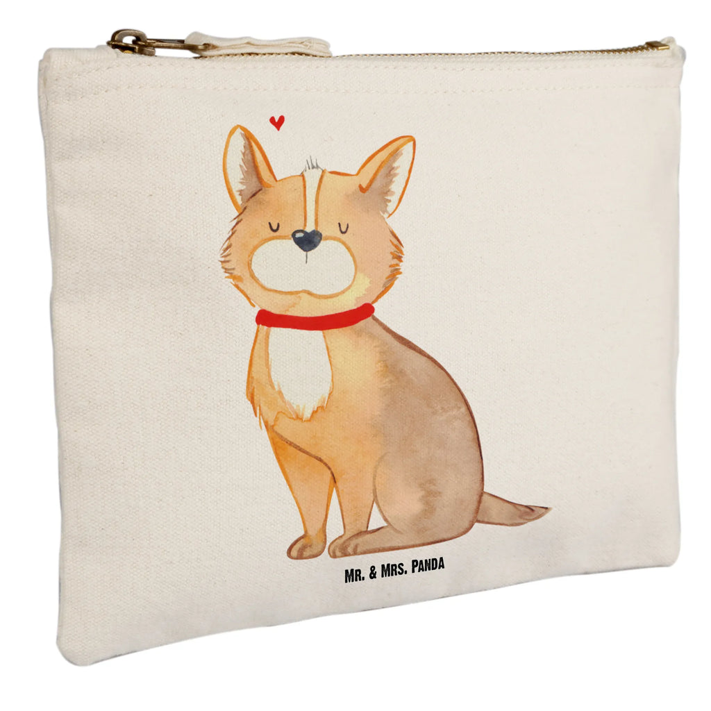 Schminktasche Hund Glück Schminktasche, Kosmetiktasche, Kosmetikbeutel, Stiftemäppchen, Etui, Federmappe, Makeup, XXL, Schminketui, Kosmetiketui, Schlamperetui, Hund, Hundemotiv, Haustier, Hunderasse, Tierliebhaber, Hundebesitzer, Sprüche, Corgie, Hundeliebe, Spruch, Hundemama, Liebe