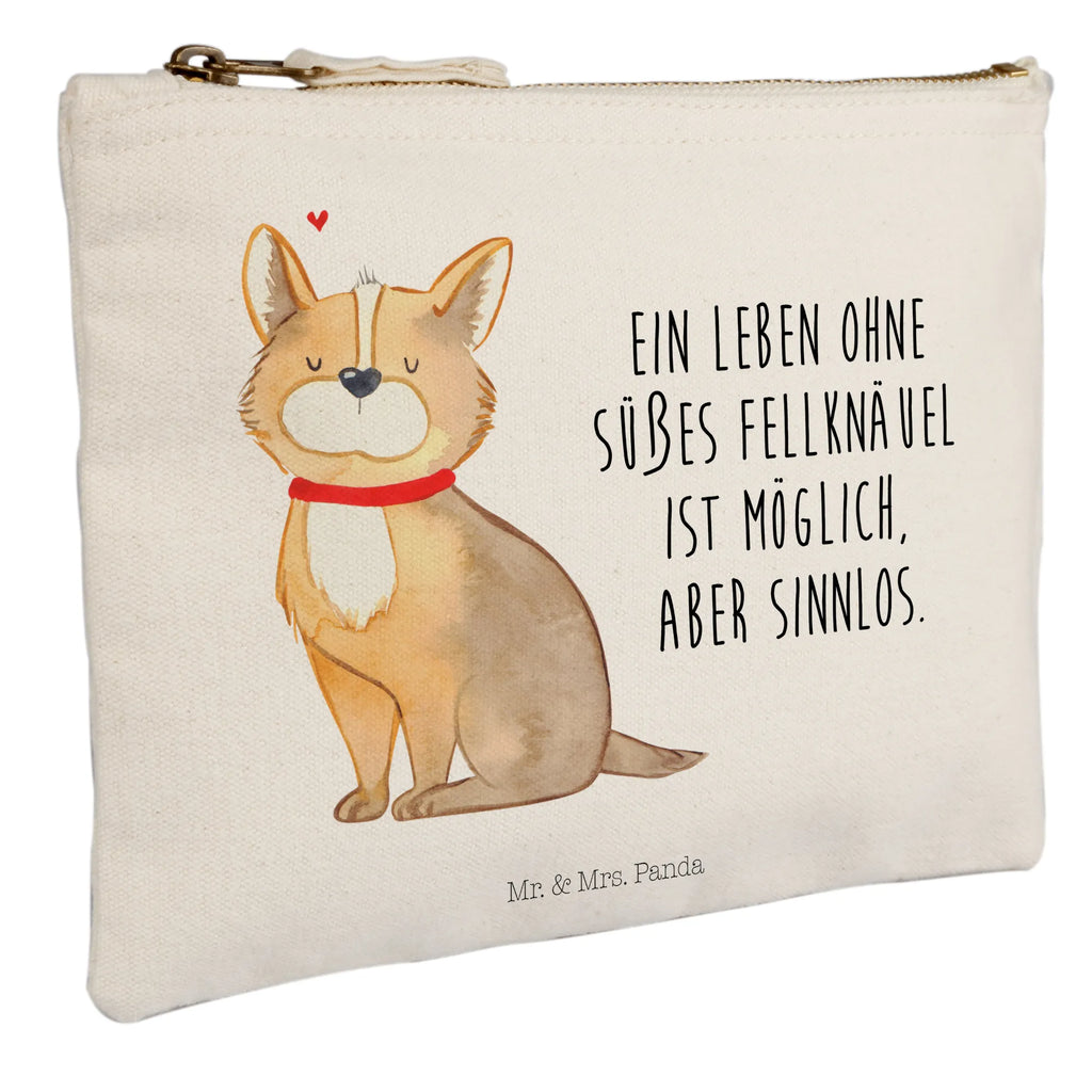 Schminktasche Hund Glück Schminktasche, Kosmetiktasche, Kosmetikbeutel, Stiftemäppchen, Etui, Federmappe, Makeup, XXL, Schminketui, Kosmetiketui, Schlamperetui, Hund, Hundemotiv, Haustier, Hunderasse, Tierliebhaber, Hundebesitzer, Sprüche, Corgie, Hundeliebe, Spruch, Hundemama, Liebe