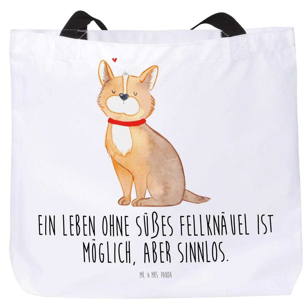 Shopper Hund Glück Beutel, Einkaufstasche, Tasche, Strandtasche, Einkaufsbeutel, Shopper, Schultasche, Freizeittasche, Tragebeutel, Schulbeutel, Alltagstasche, Hund, Hundemotiv, Haustier, Hunderasse, Tierliebhaber, Hundebesitzer, Sprüche, Corgie, Hundeliebe, Spruch, Hundemama, Liebe