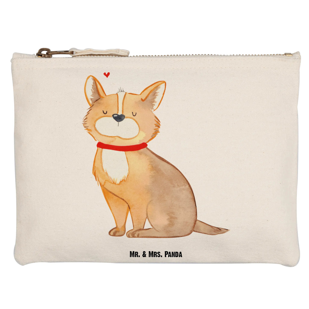 Schminktasche Hund Glück Schminktasche, Kosmetiktasche, Kosmetikbeutel, Stiftemäppchen, Etui, Federmappe, Makeup, XXL, Schminketui, Kosmetiketui, Schlamperetui, Hund, Hundemotiv, Haustier, Hunderasse, Tierliebhaber, Hundebesitzer, Sprüche, Corgie, Hundeliebe, Spruch, Hundemama, Liebe