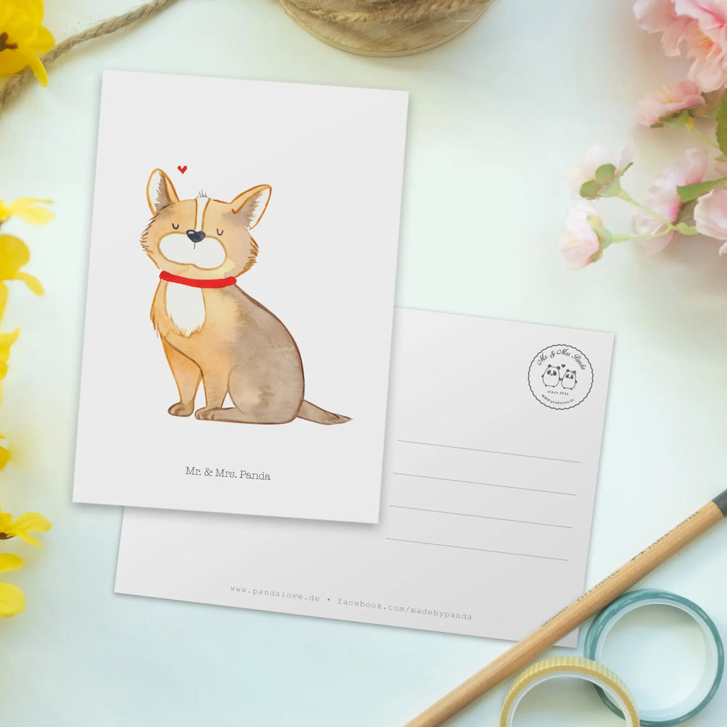 Postkarte Hund Glück Postkarte, Karte, Geschenkkarte, Grußkarte, Einladung, Ansichtskarte, Geburtstagskarte, Einladungskarte, Dankeskarte, Ansichtskarten, Einladung Geburtstag, Einladungskarten Geburtstag, Hund, Hundemotiv, Haustier, Hunderasse, Tierliebhaber, Hundebesitzer, Sprüche, Corgie, Hundeliebe, Spruch, Hundemama, Liebe