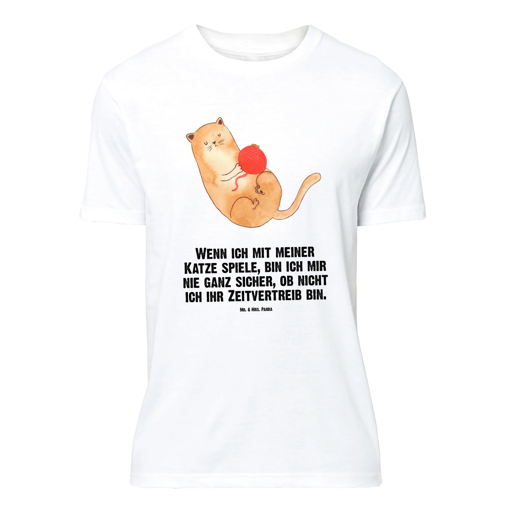 T-Shirt Standard Katze Wolle T-Shirt, Shirt, Tshirt, Lustiges T-Shirt, T-Shirt mit Spruch, Party, Junggesellenabschied, Jubiläum, Geburstag, Herrn, Damen, Männer, Frauen, Schlafshirt, Nachthemd, Sprüche, Katze, Katzenmotiv, Katzenfan, Katzendeko, Katzenfreund, Katzenliebhaber, Katzenprodukte, Katzenartikel, Katzenaccessoires, Katzensouvenirs, Katzenliebhaberprodukte, Katzenmotive, Katzen, Kater, Mietze, Cat, Cats, Katzenhalter, Katzenbesitzerin, Haustier, Wollknäuel, Wolle, Spielen, Spiel, verspielt