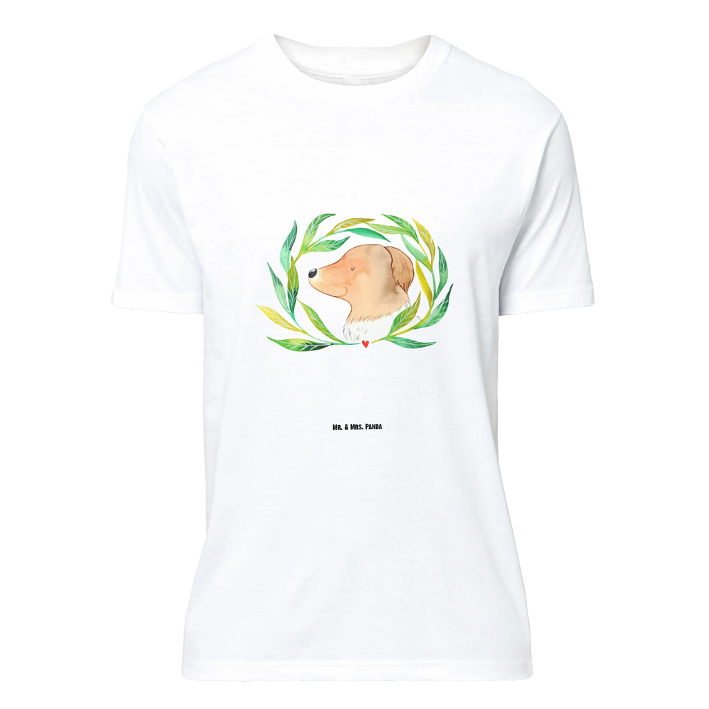 T-Shirt Standard Hund Blumen T-Shirt, Shirt, Tshirt, Lustiges T-Shirt, T-Shirt mit Spruch, Party, Junggesellenabschied, Jubiläum, Geburstag, Herrn, Damen, Männer, Frauen, Schlafshirt, Nachthemd, Sprüche, Hund, Hundemotiv, Haustier, Hunderasse, Tierliebhaber, Hundebesitzer, Ranke, Therapie, Selbsttherapie, Hundeliebe, Hundeglück, Hunde