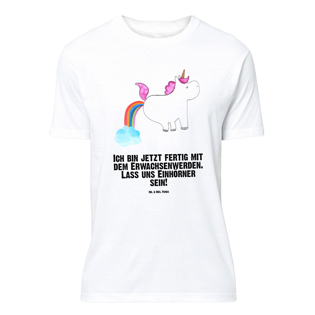 T-Shirt Standard Einhorn Pupsen T-Shirt, Shirt, Tshirt, Lustiges T-Shirt, T-Shirt mit Spruch, Party, Junggesellenabschied, Jubiläum, Geburstag, Herrn, Damen, Männer, Frauen, Schlafshirt, Nachthemd, Sprüche, Einhorn, Einhörner, Einhorn Deko, Pegasus, Unicorn, Pups, Regenbogen, Glitzer, Einhornpower, Erwachsenwerden, Spaß, lustig, Freundin