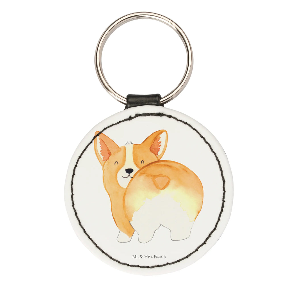 Rund Schlüsselanhänger Corgie Po Schlüsselanhänger, Anhänger, Taschenanhänger, Glücksbringer, Schutzengel, Hund, Hundemotiv, Haustier, Hunderasse, Tierliebhaber, Hundebesitzer, Sprüche, Corgie, Hundeliebe, Motivation, Selbstliebe, Spruch