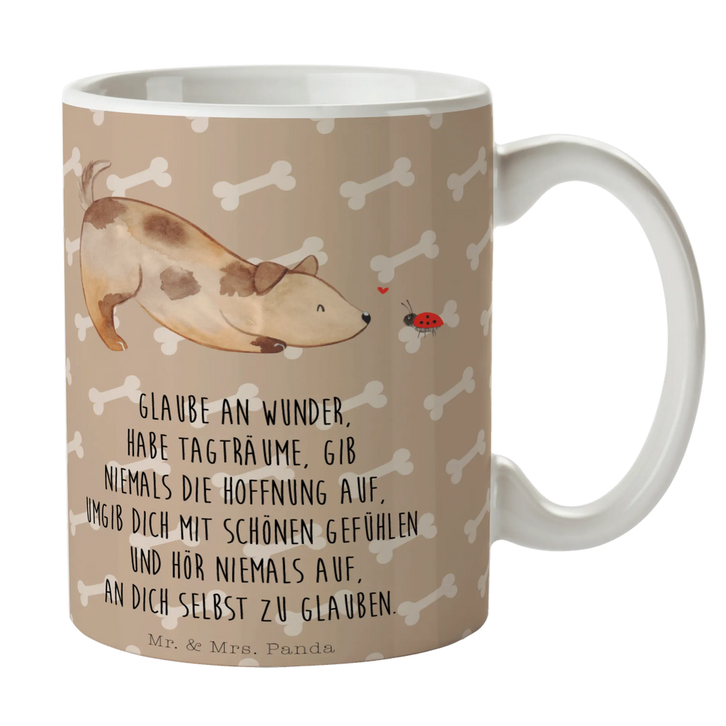 Tasse Hund Marienkäfer Tasse, Kaffeetasse, Teetasse, Becher, Kaffeebecher, Teebecher, Keramiktasse, Porzellantasse, Büro Tasse, Geschenk Tasse, Tasse Sprüche, Tasse Motive, Kaffeetassen, Tasse bedrucken, Designer Tasse, Cappuccino Tassen, Schöne Teetassen, Hund, Hundemotiv, Haustier, Hunderasse, Tierliebhaber, Hundebesitzer, Sprüche, Hunde, Hundespruch, Marienkäfer, Mischling, Mischlinghund