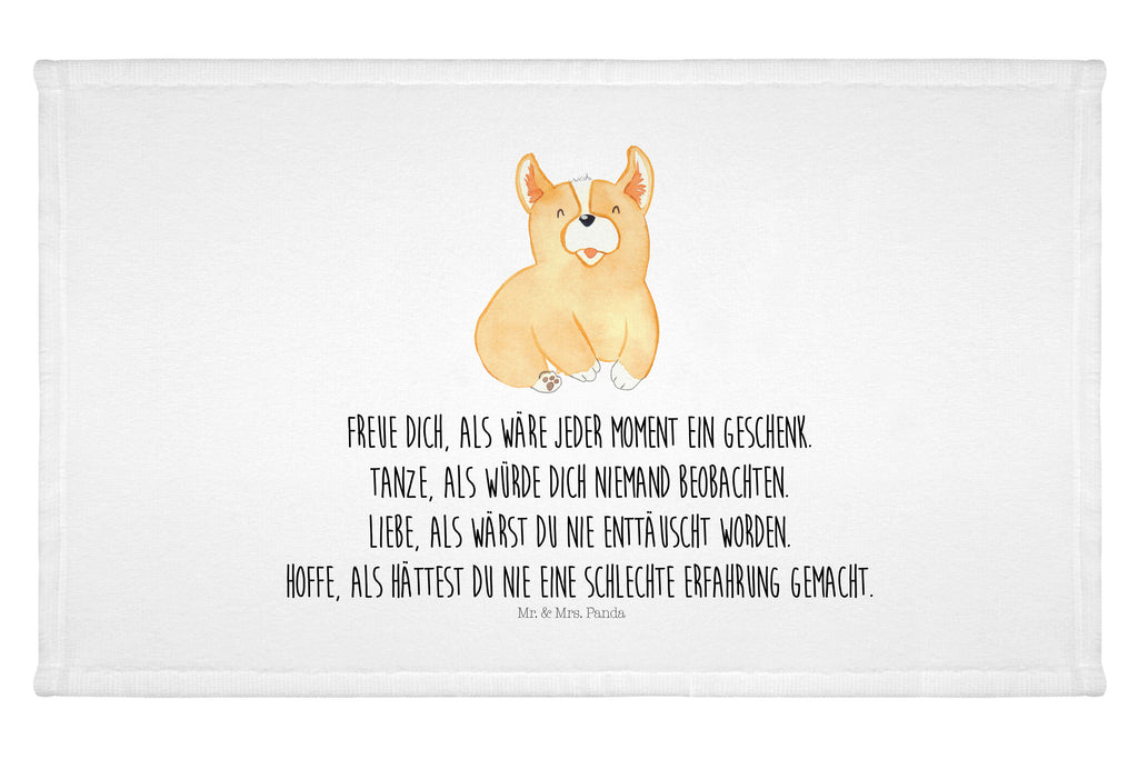 Handtuch Corgie Handtuch, Badehandtuch, Badezimmer, Handtücher, groß, Kinder, Baby, Hund, Hundemotiv, Haustier, Hunderasse, Tierliebhaber, Hundebesitzer, Sprüche, Corgie, Welsh Corgie Pembroke, britisch, Motivation, Spruch, Hundespruch, Lebensfreude