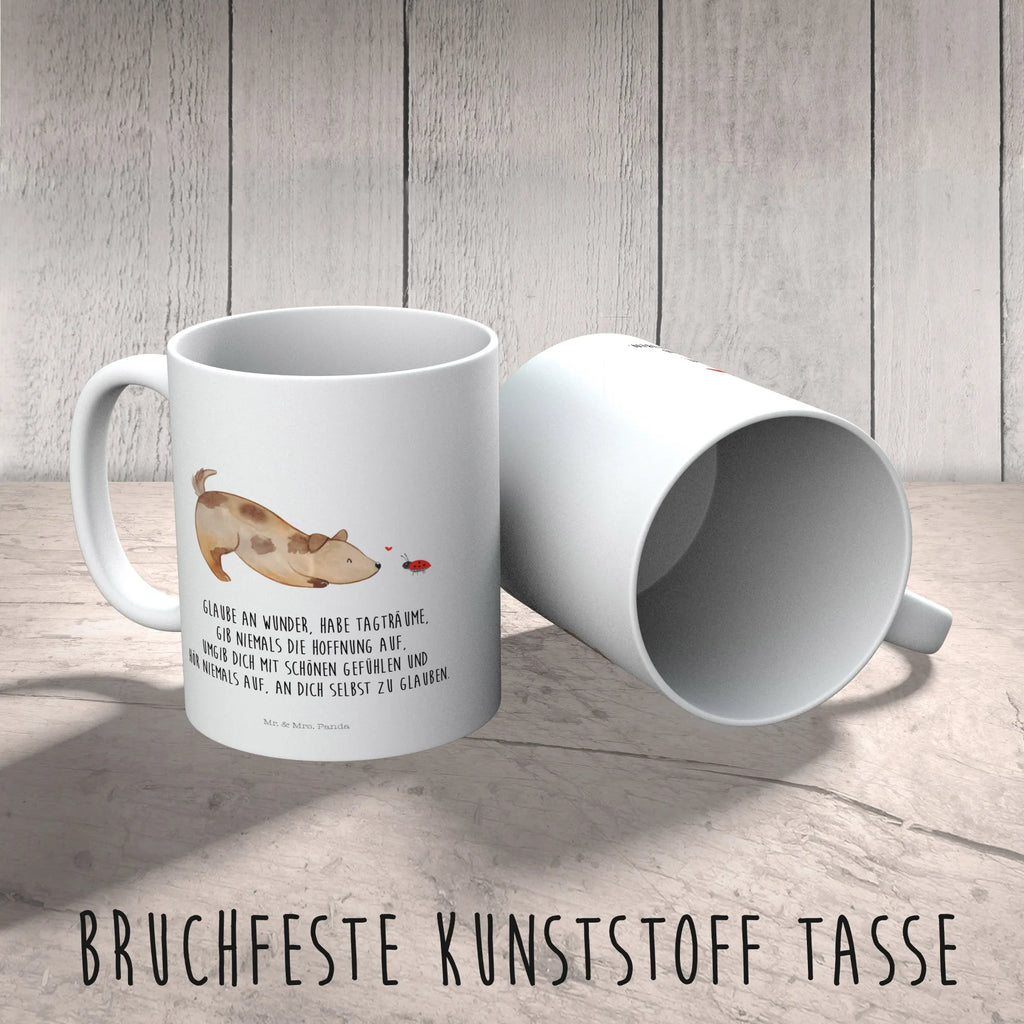 Kindertasse Hund Marienkäfer Kindertasse, Kinder Tasse, Kunststoff Tasse, Kindergarten Tasse, Trinkbecher, Camping Becher, Kaffeetasse, Kunststoffbecher, Kindergartenbecher, Outdoorgeschirr, Kunststoffgeschirr, Reisebecher, Reisetasse, Kinderbecher, Bruchfeste Tasse, Bruchsichere Tasse, Plastik Tasse, Plastiktasse, Hund, Hundemotiv, Haustier, Hunderasse, Tierliebhaber, Hundebesitzer, Sprüche, Hunde, Hundespruch, Marienkäfer, Mischling, Mischlinghund