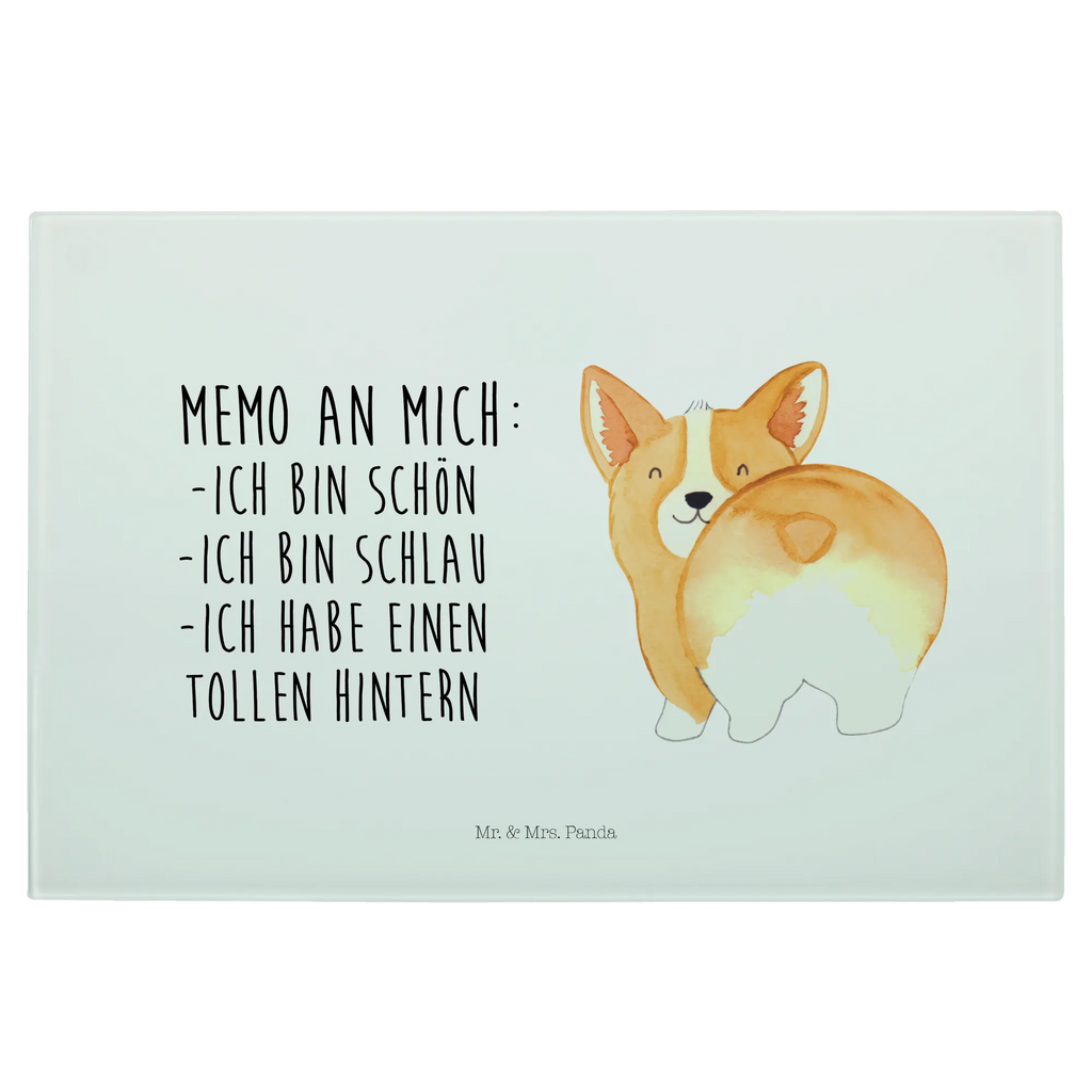 Glasschneidebrett Corgi Po Glasschneidebrett, Schneidebrett, Hund, Hundemotiv, Haustier, Hunderasse, Tierliebhaber, Hundebesitzer, Sprüche, Corgie, Hundeliebe, Motivation, Selbstliebe, Spruch