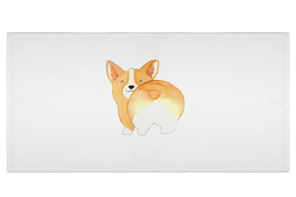 Handtuch Corgi Po Handtuch, Badehandtuch, Badezimmer, Handtücher, groß, Kinder, Baby, Hund, Hundemotiv, Haustier, Hunderasse, Tierliebhaber, Hundebesitzer, Sprüche, Corgie, Hundeliebe, Motivation, Selbstliebe, Spruch