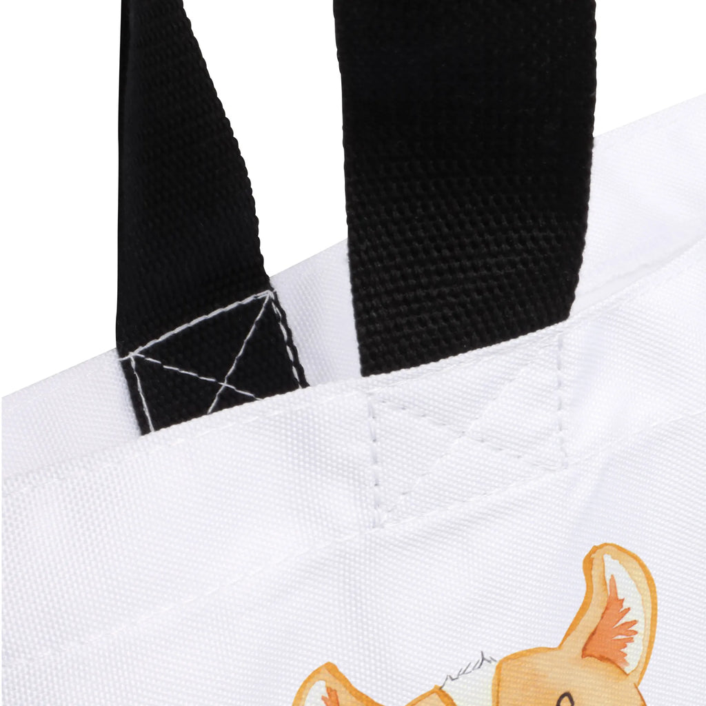 Shopper Corgie Beutel, Einkaufstasche, Tasche, Strandtasche, Einkaufsbeutel, Shopper, Schultasche, Freizeittasche, Tragebeutel, Schulbeutel, Alltagstasche, Hund, Hundemotiv, Haustier, Hunderasse, Tierliebhaber, Hundebesitzer, Sprüche, Corgie, Welsh Corgie Pembroke, britisch, Motivation, Spruch, Hundespruch, Lebensfreude