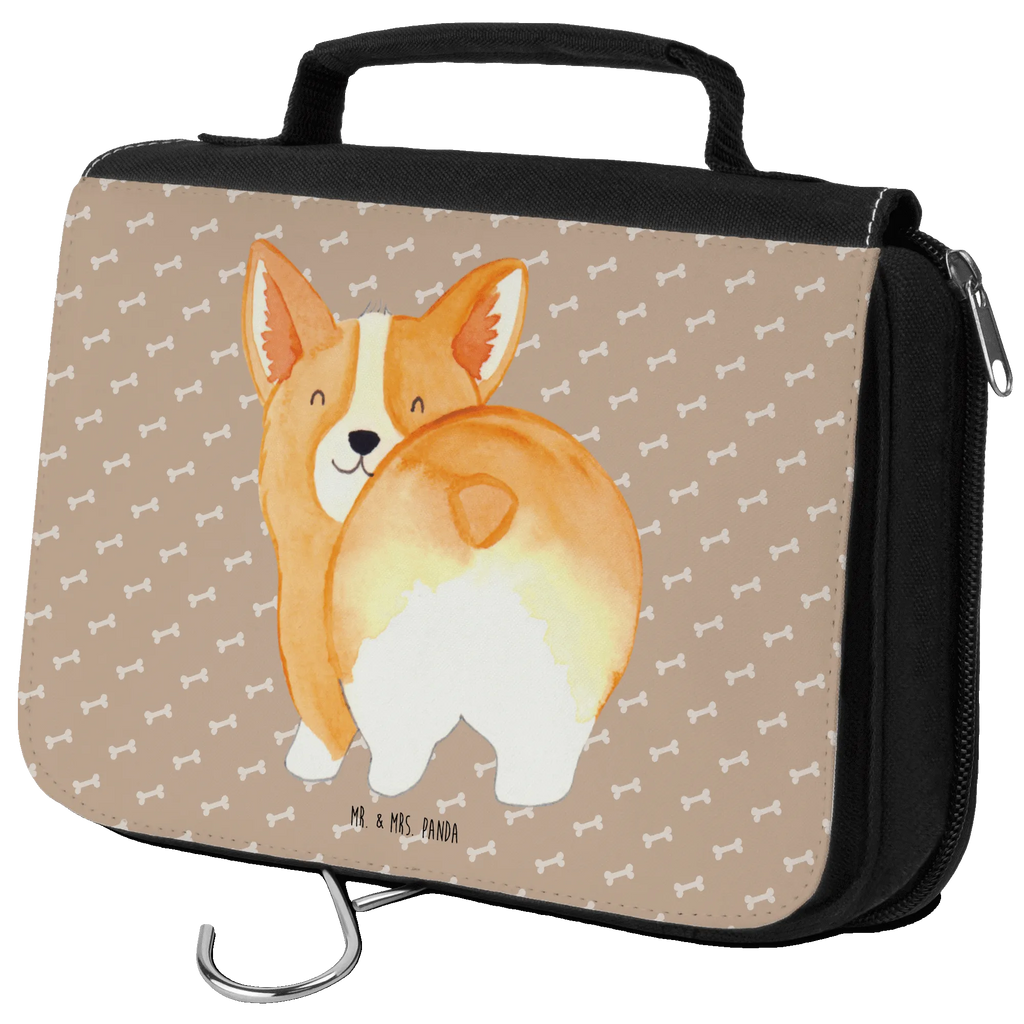 Kulturbeutel Corgi Po Kulturbeutel, Zum Aufhängen, Waschtasche, Kosmetiktasche, Damen, Herren, Aufbewahrungstasche, Schminktasche, Kosmetikbeutel, Organizer, Kulturtasche, Schminkutensil, Hund, Hundemotiv, Haustier, Hunderasse, Tierliebhaber, Hundebesitzer, Sprüche, Corgie, Hundeliebe, Motivation, Selbstliebe, Spruch