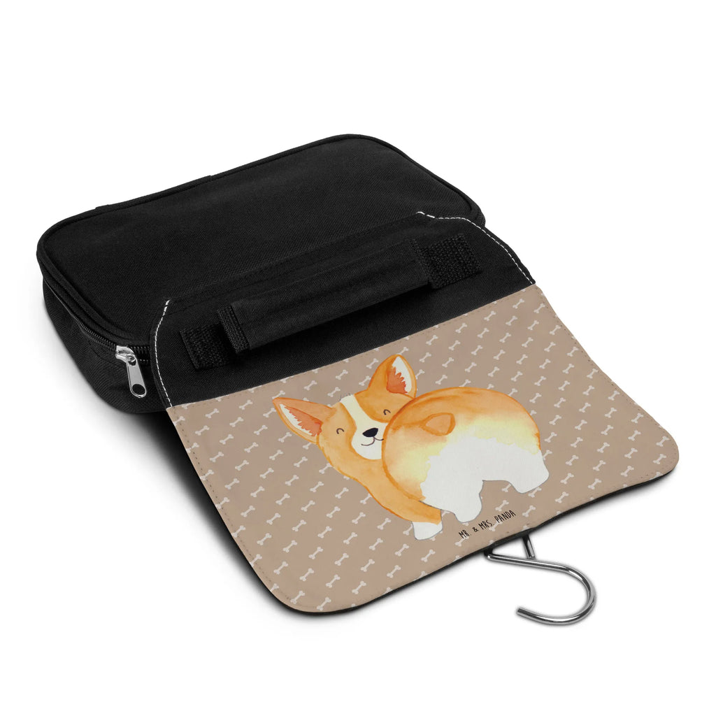 Kulturbeutel Corgi Po Kulturbeutel, Zum Aufhängen, Waschtasche, Kosmetiktasche, Damen, Herren, Aufbewahrungstasche, Schminktasche, Kosmetikbeutel, Organizer, Kulturtasche, Schminkutensil, Hund, Hundemotiv, Haustier, Hunderasse, Tierliebhaber, Hundebesitzer, Sprüche, Corgie, Hundeliebe, Motivation, Selbstliebe, Spruch