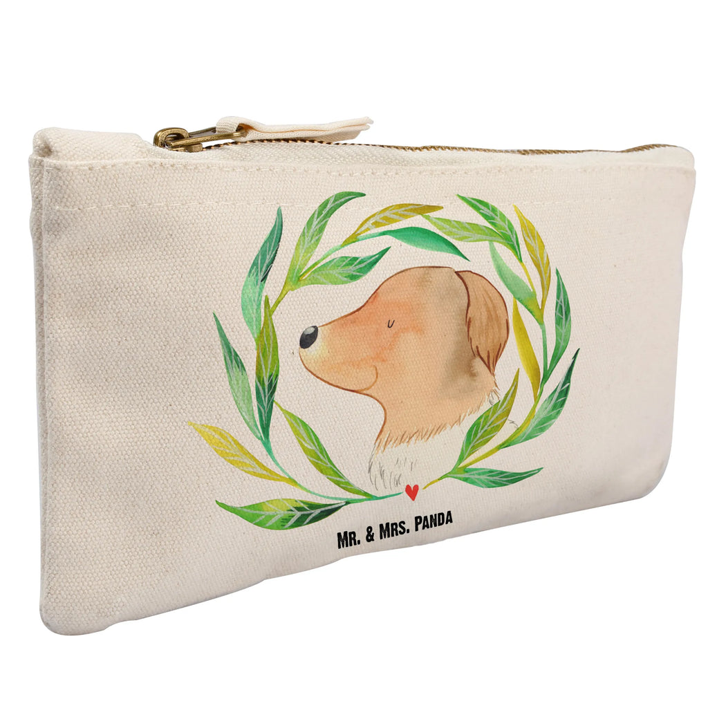 Schminktasche Hund Blumen Schminktasche, Kosmetiktasche, Kosmetikbeutel, Stiftemäppchen, Etui, Federmappe, Makeup, XXL, Schminketui, Kosmetiketui, Schlamperetui, Hund, Hundemotiv, Haustier, Hunderasse, Tierliebhaber, Hundebesitzer, Sprüche, Ranke, Therapie, Selbsttherapie, Hundeliebe, Hundeglück, Hunde