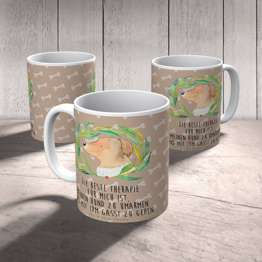 Tasse Hund Blumen Tasse, Kaffeetasse, Teetasse, Becher, Kaffeebecher, Teebecher, Keramiktasse, Porzellantasse, Büro Tasse, Geschenk Tasse, Tasse Sprüche, Tasse Motive, Kaffeetassen, Tasse bedrucken, Designer Tasse, Cappuccino Tassen, Schöne Teetassen, Hund, Hundemotiv, Haustier, Hunderasse, Tierliebhaber, Hundebesitzer, Sprüche, Ranke, Therapie, Selbsttherapie, Hundeliebe, Hundeglück, Hunde