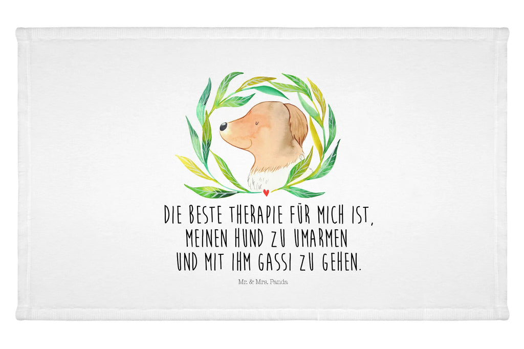 Handtuch Hund Blumen Gästetuch, Reisehandtuch, Sport Handtuch, Frottier, Kinder Handtuch, Hund, Hundemotiv, Haustier, Hunderasse, Tierliebhaber, Hundebesitzer, Sprüche, Ranke, Therapie, Selbsttherapie, Hundeliebe, Hundeglück, Hunde