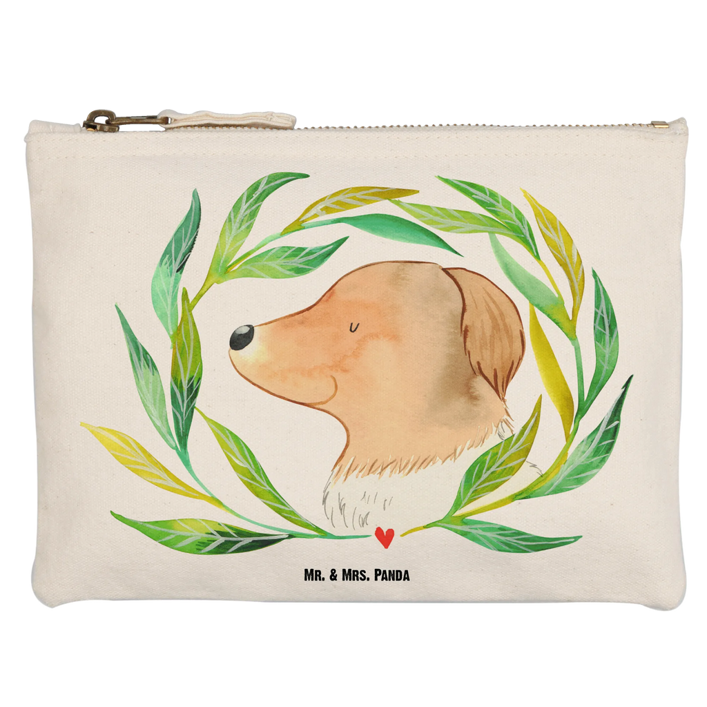 Schminktasche Hund Blumen Schminktasche, Kosmetiktasche, Kosmetikbeutel, Stiftemäppchen, Etui, Federmappe, Makeup, XXL, Schminketui, Kosmetiketui, Schlamperetui, Hund, Hundemotiv, Haustier, Hunderasse, Tierliebhaber, Hundebesitzer, Sprüche, Ranke, Therapie, Selbsttherapie, Hundeliebe, Hundeglück, Hunde