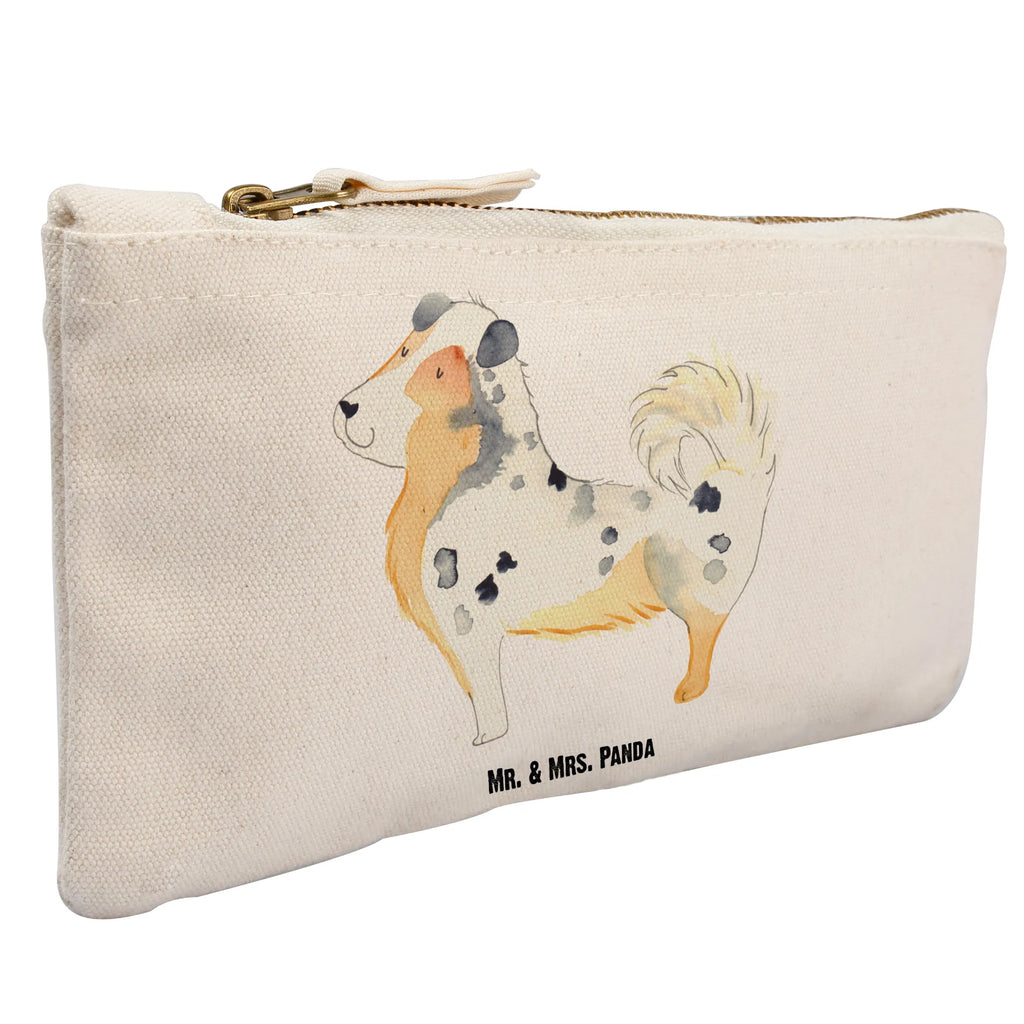 Schminktasche Hund Australien Shepherd Schminktasche, Kosmetiktasche, Kosmetikbeutel, Stiftemäppchen, Etui, Federmappe, Makeup, XXL, Schminketui, Kosmetiketui, Schlamperetui, Hund, Hundemotiv, Haustier, Hunderasse, Tierliebhaber, Hundebesitzer, Sprüche, Australien Shepherd, Shepherd, Hundeliebe, Familienhund, Spruch