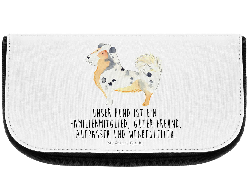 Kosmetiktasche Australien Shepherd Kosmetikbeutel, Kulturtasche, Kulturbeutel, Schminktasche, Make-Up Tasche, Kosmetiktasche, Beauty Bag, Kosmetiktasche Damen, Make Up Tasche, Kosmetik Tasche, Kosmetiktasche Klein, Kleine Kosmetiktasche, Schminktasche Klein, Kosmetiktasche Mit Fächern, Schminktäschen, Schminke Tasche, Kosmetiktaschen Damen, Beauty Case, Schmink Täschchen, Hund, Hundemotiv, Haustier, Hunderasse, Tierliebhaber, Hundebesitzer, Sprüche, Australien Shepherd, Shepherd, Hundeliebe, Familienhund, Spruch