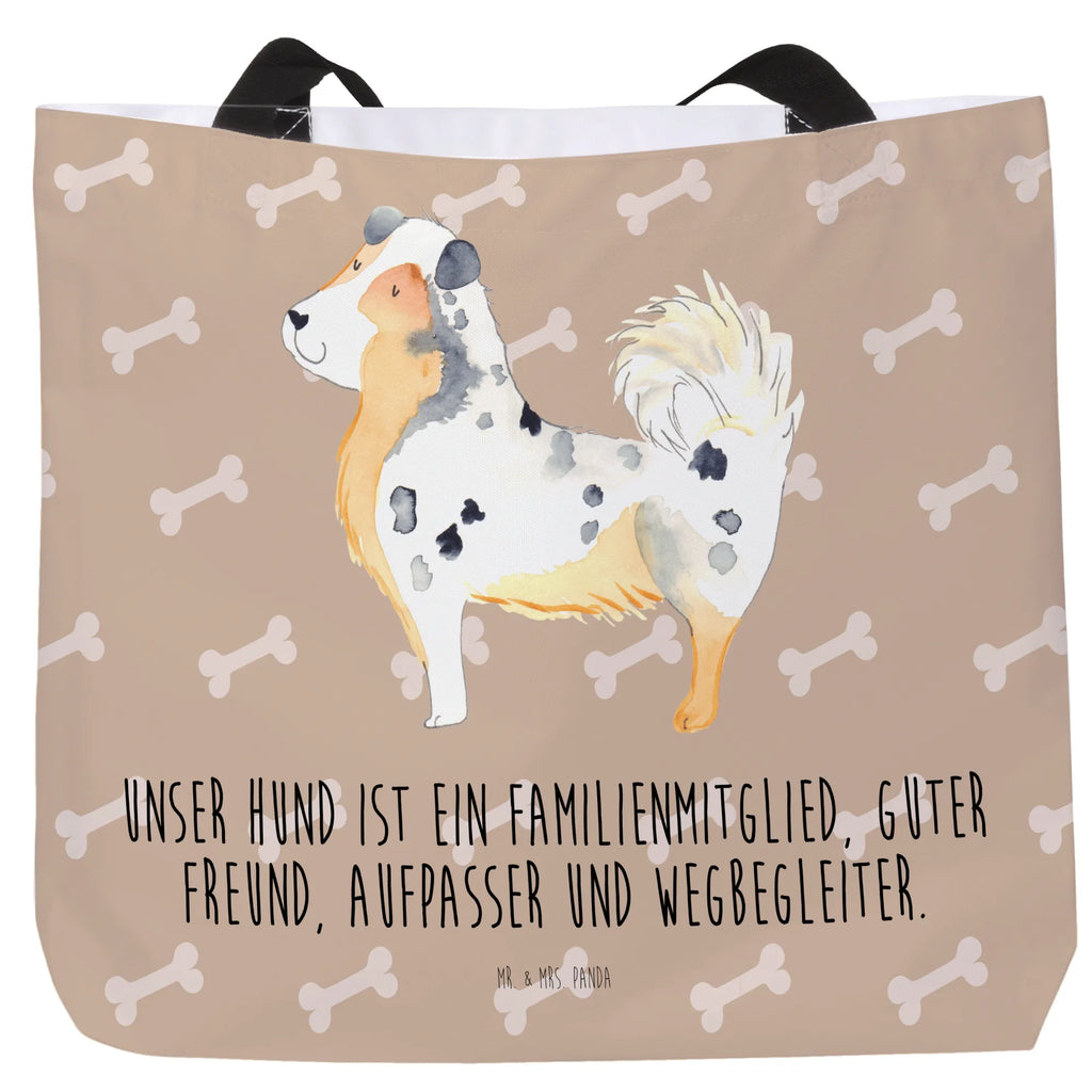 Shopper Hund Australien Shepherd Beutel, Einkaufstasche, Tasche, Strandtasche, Einkaufsbeutel, Shopper, Schultasche, Freizeittasche, Tragebeutel, Schulbeutel, Alltagstasche, Hund, Hundemotiv, Haustier, Hunderasse, Tierliebhaber, Hundebesitzer, Sprüche, Australien Shepherd, Shepherd, Hundeliebe, Familienhund, Spruch