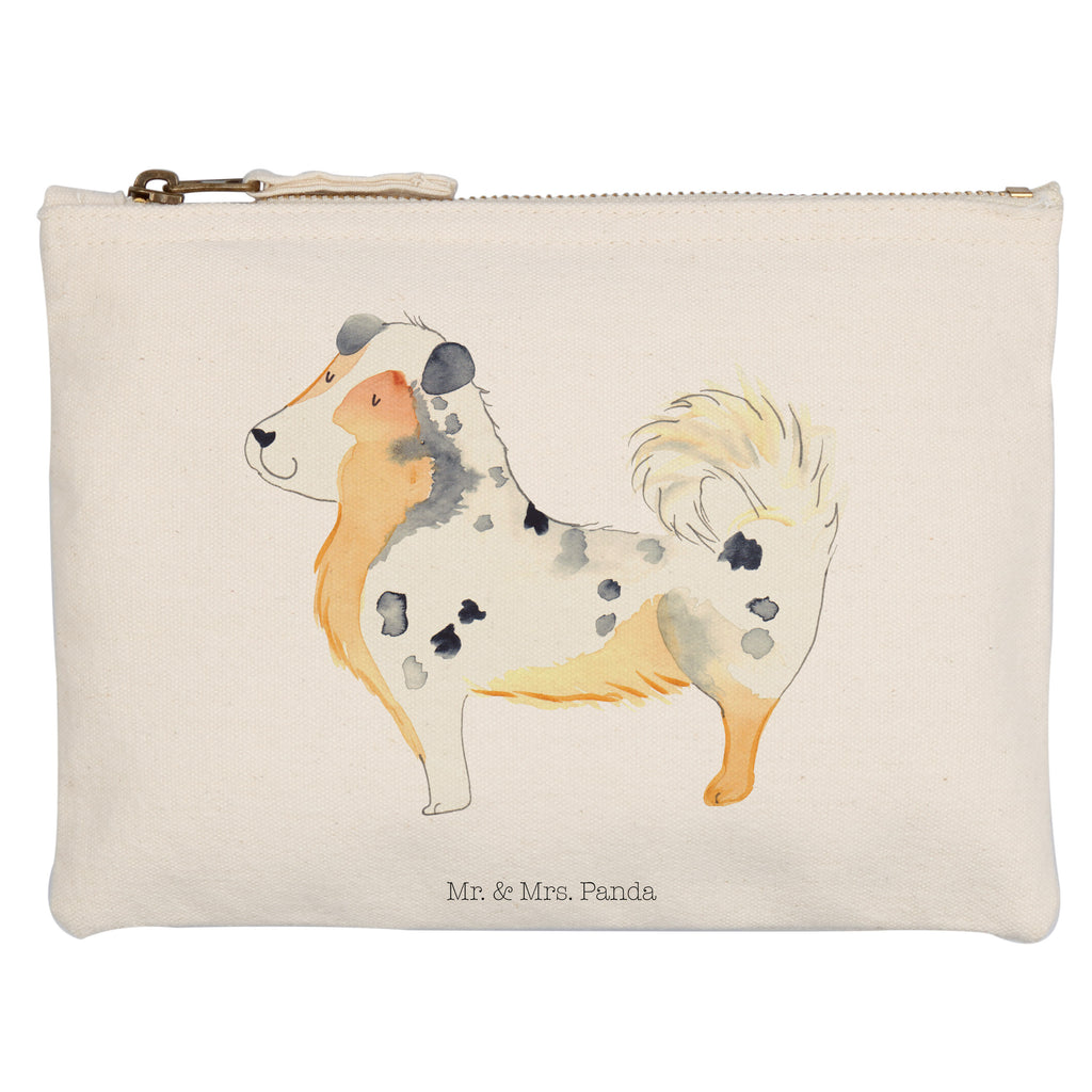 Schminktasche Hund Australien Shepherd Schminktasche, Kosmetiktasche, Kosmetikbeutel, Stiftemäppchen, Etui, Federmappe, Makeup, XXL, Schminketui, Kosmetiketui, Schlamperetui, Hund, Hundemotiv, Haustier, Hunderasse, Tierliebhaber, Hundebesitzer, Sprüche, Australien Shepherd, Shepherd, Hundeliebe, Familienhund, Spruch