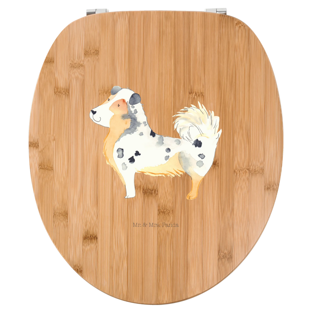 Motiv WC Sitz Hund Australien Shepherd Klobrille, Klodeckel, Toilettendeckel, WC-Sitz, Toilette, Hund, Hundemotiv, Haustier, Hunderasse, Tierliebhaber, Hundebesitzer, Sprüche, Australien Shepherd, Shepherd, Hundeliebe, Familienhund, Spruch