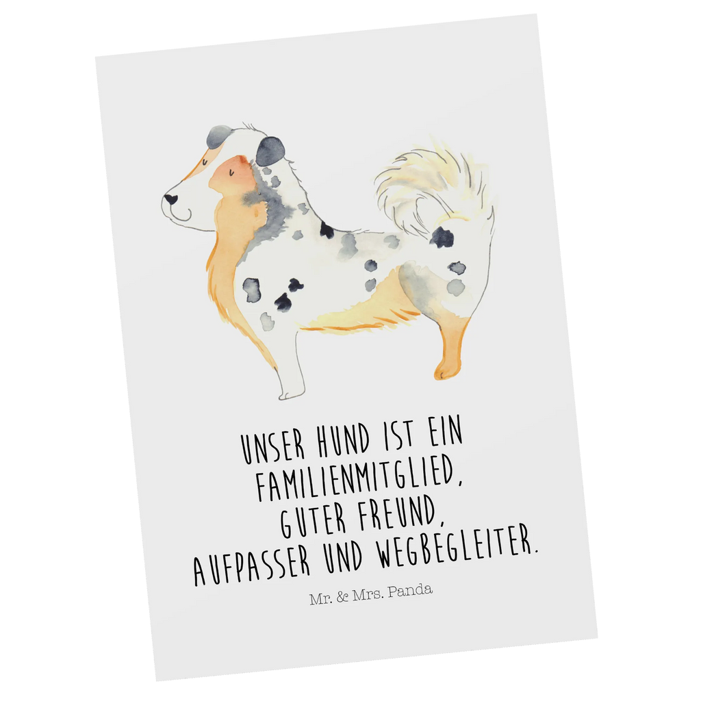 Postkarte Hund Australien Shepherd Postkarte, Karte, Geschenkkarte, Grußkarte, Einladung, Ansichtskarte, Geburtstagskarte, Einladungskarte, Dankeskarte, Ansichtskarten, Einladung Geburtstag, Einladungskarten Geburtstag, Hund, Hundemotiv, Haustier, Hunderasse, Tierliebhaber, Hundebesitzer, Sprüche, Australien Shepherd, Shepherd, Hundeliebe, Familienhund, Spruch