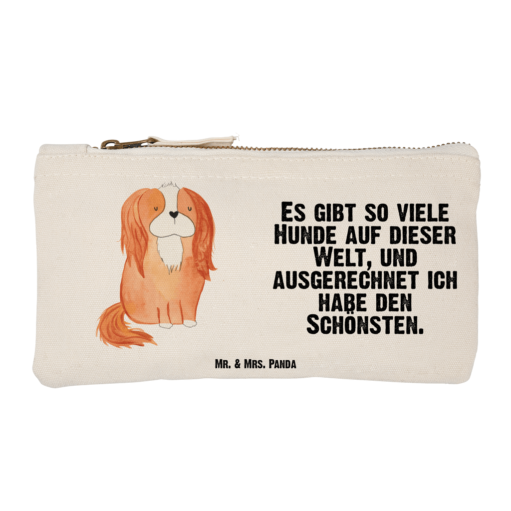 Schminktasche Hund Cavalier King Charles Spaniel Schminktasche, Kosmetiktasche, Kosmetikbeutel, Stiftemäppchen, Etui, Federmappe, Makeup, XXL, Schminketui, Kosmetiketui, Schlamperetui, Hund, Hundemotiv, Haustier, Hunderasse, Tierliebhaber, Hundebesitzer, Sprüche, Cavalier King Charles Spaniel, Cockerspaniel, Spaniel, Spruch, schönster Hund