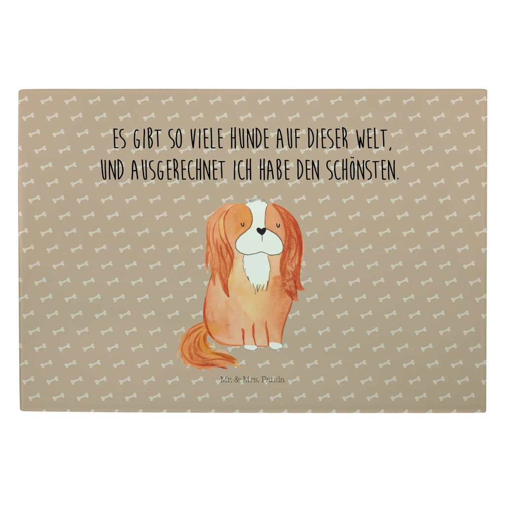 Glasschneidebrett Hund Cavalier King Charles Spaniel Glasschneidebrett, Schneidebrett, Hund, Hundemotiv, Haustier, Hunderasse, Tierliebhaber, Hundebesitzer, Sprüche, Cavalier King Charles Spaniel, Cockerspaniel, Spaniel, Spruch, schönster Hund