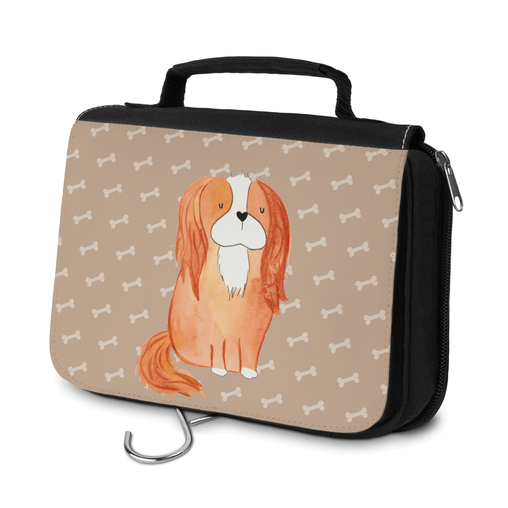 Kulturbeutel Hund Cavalier King Charles Spaniel Kulturbeutel, Zum Aufhängen, Waschtasche, Kosmetiktasche, Damen, Herren, Aufbewahrungstasche, Schminktasche, Kosmetikbeutel, Organizer, Kulturtasche, Schminkutensil, Hund, Hundemotiv, Haustier, Hunderasse, Tierliebhaber, Hundebesitzer, Sprüche, Cavalier King Charles Spaniel, Cockerspaniel, Spaniel, Spruch, schönster Hund