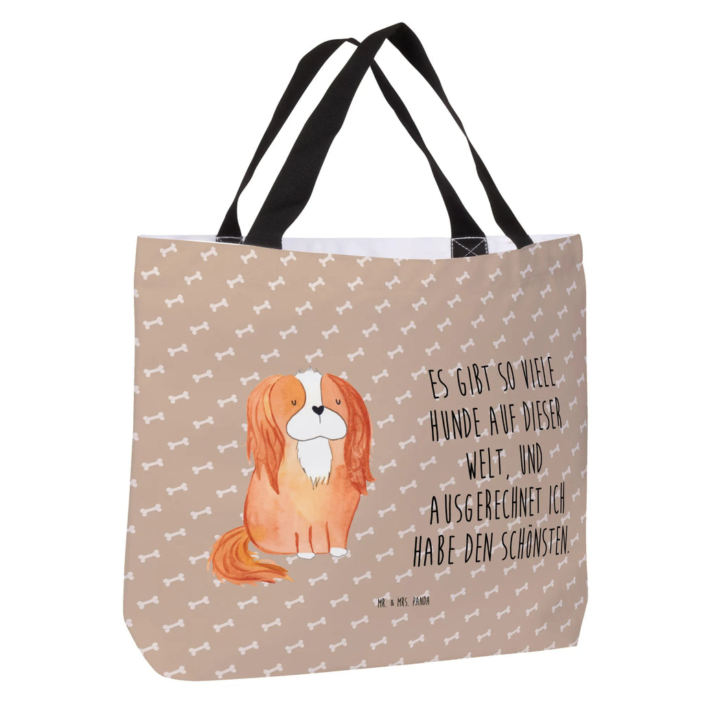 Shopper Hund Cavalier King Charles Spaniel Beutel, Einkaufstasche, Tasche, Strandtasche, Einkaufsbeutel, Shopper, Schultasche, Freizeittasche, Tragebeutel, Schulbeutel, Alltagstasche, Hund, Hundemotiv, Haustier, Hunderasse, Tierliebhaber, Hundebesitzer, Sprüche, Cavalier King Charles Spaniel, Cockerspaniel, Spaniel, Spruch, schönster Hund