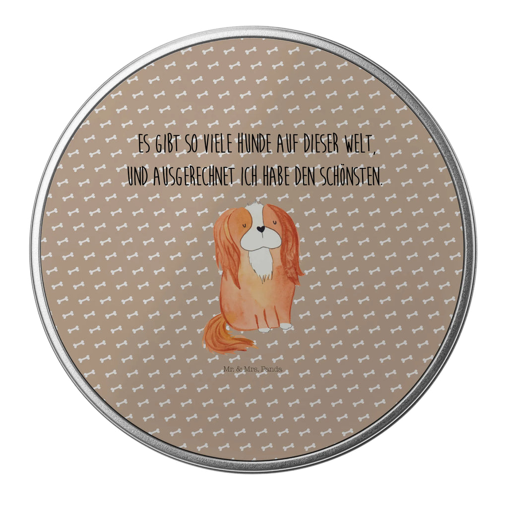 Blechdose rund Hund Cavalier King Charles Spaniel Metalldose, Keksdose, Dose, Vorratsdose, Geschenkbox, Lunchbox, Aufbewahrungsbox, Vorratsdosen, Metallkiste, Metallbox, Metallboxen, Aufbewahrungskiste, Geschenkkiste, Blechdosen mit Deckel, Metallkiste mit Deckel, Vorratsdosen mit Deckel, Metall Dose, Hund, Hundemotiv, Haustier, Hunderasse, Tierliebhaber, Hundebesitzer, Sprüche, Cavalier King Charles Spaniel, Cockerspaniel, Spaniel, Spruch, schönster Hund