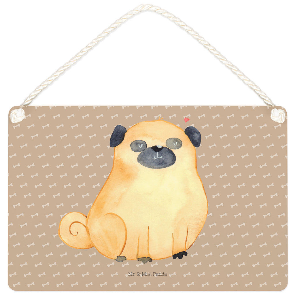 Deko Schild Mops Dekoschild, Deko Schild, Schild, Tür Schild, Türschild, Holzschild, Wandschild, Wanddeko, Hund, Hundemotiv, Haustier, Hunderasse, Tierliebhaber, Hundebesitzer, Sprüche, Mops, Liebe, Hundeliebe