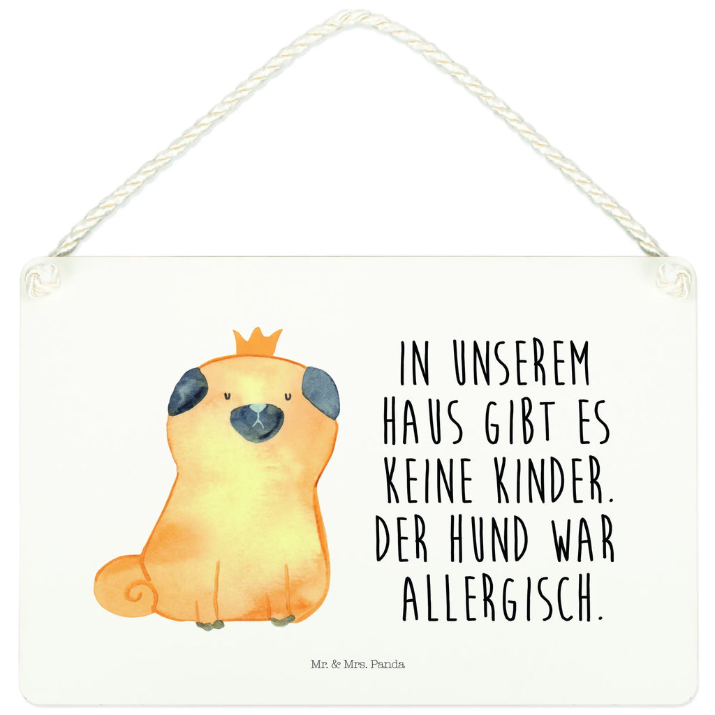 Deko Schild Mops Krone Dekoschild, Deko Schild, Schild, Tür Schild, Türschild, Holzschild, Wandschild, Wanddeko, Hund, Hundemotiv, Haustier, Hunderasse, Tierliebhaber, Hundebesitzer, Sprüche, Mops, allergisch, kinderlos, Hausregel, Hundebesitzer. Spruch, lustig