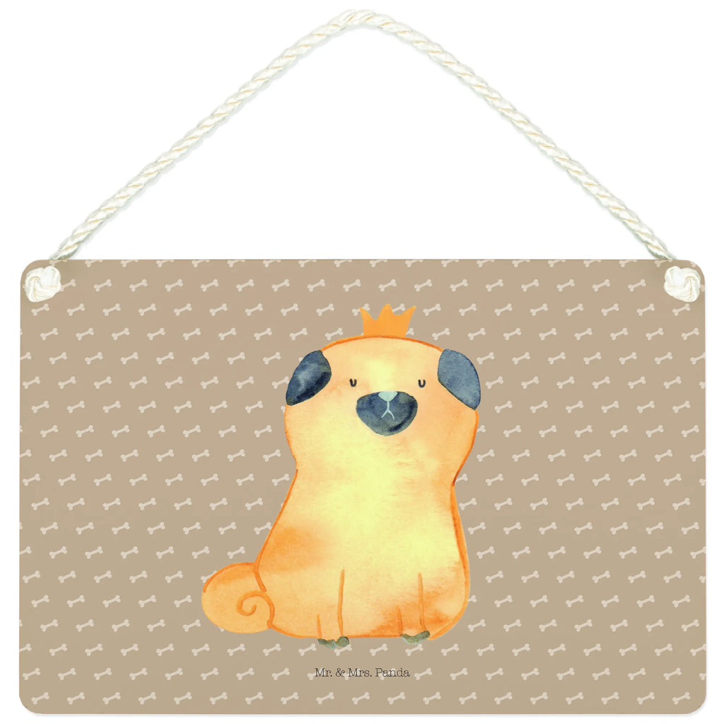 Deko Schild Mops Krone Dekoschild, Deko Schild, Schild, Tür Schild, Türschild, Holzschild, Wandschild, Wanddeko, Hund, Hundemotiv, Haustier, Hunderasse, Tierliebhaber, Hundebesitzer, Sprüche, Mops, allergisch, kinderlos, Hausregel, Hundebesitzer. Spruch, lustig