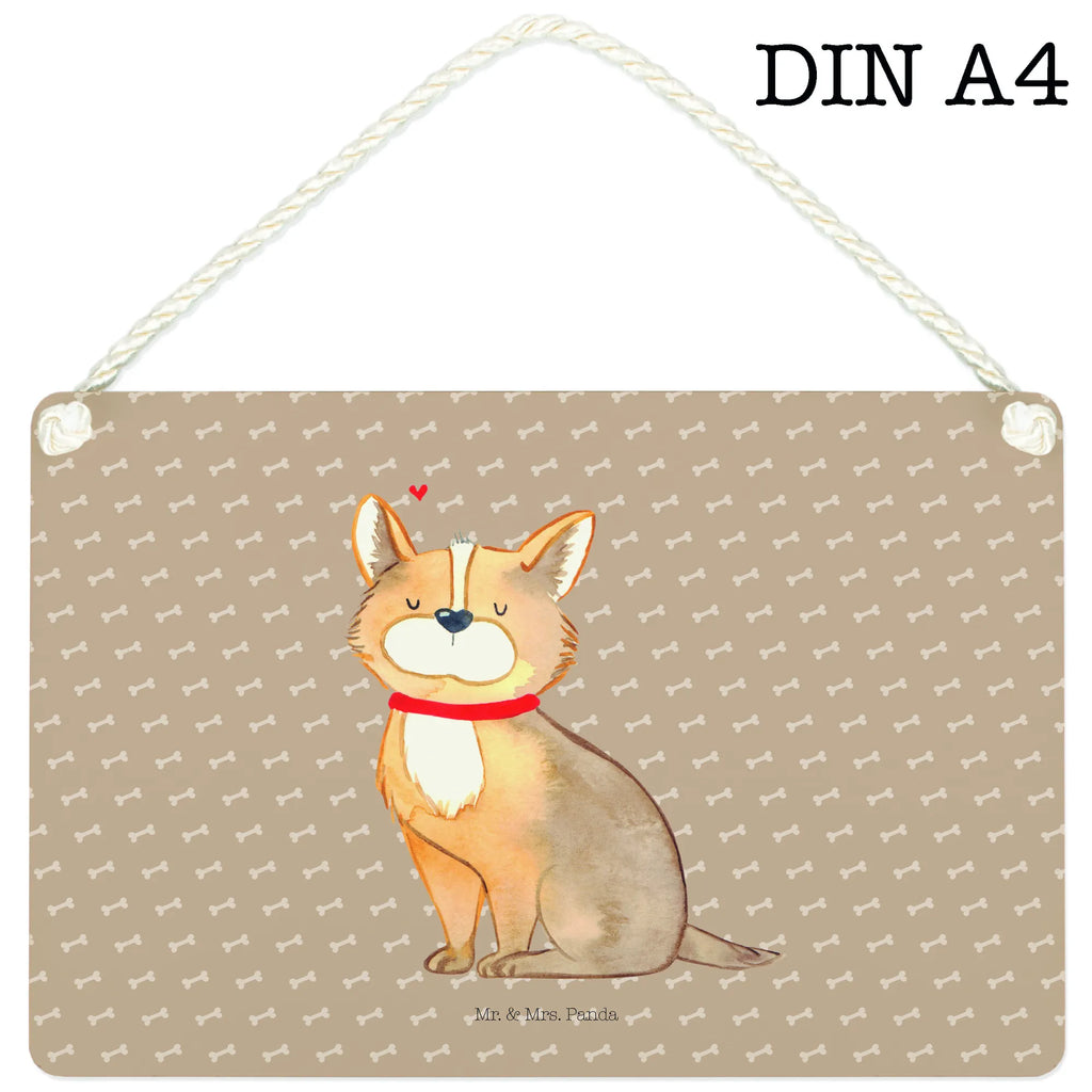 Deko Schild Hund Glück Dekoschild, Deko Schild, Schild, Tür Schild, Türschild, Holzschild, Wandschild, Wanddeko, Hund, Hundemotiv, Haustier, Hunderasse, Tierliebhaber, Hundebesitzer, Sprüche, Corgie, Hundeliebe, Spruch, Hundemama, Liebe