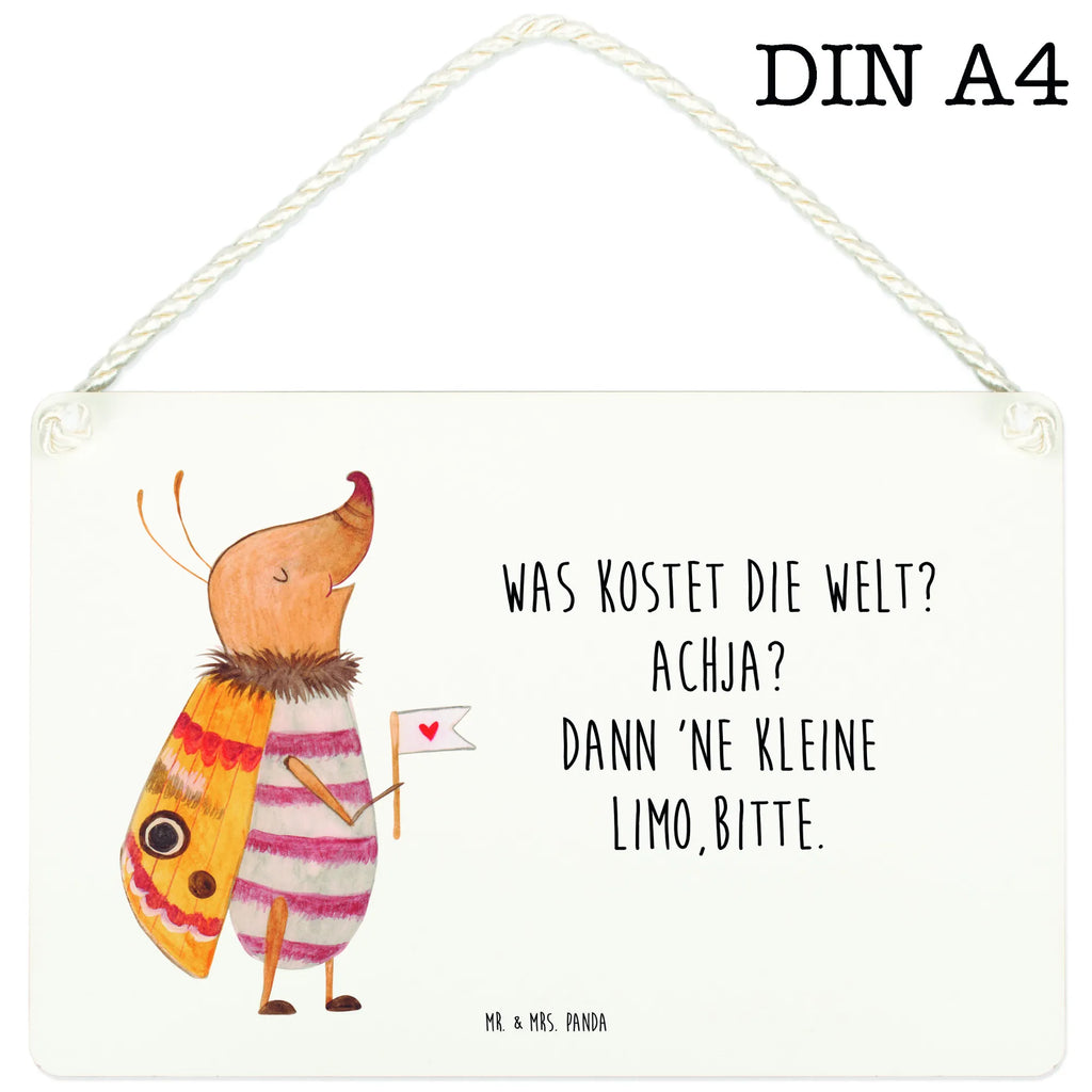 Deko Schild Nachtfalter Fähnchen Dekoschild, Deko Schild, Schild, Tür Schild, Türschild, Holzschild, Wandschild, Wanddeko, Tiermotive, Gute Laune, lustige Sprüche, Tiere, Nachtfalter, Käfer, Spruch lustig, Spruch witzig, süß, niedlich, Küche Deko, Was kostet die Welt