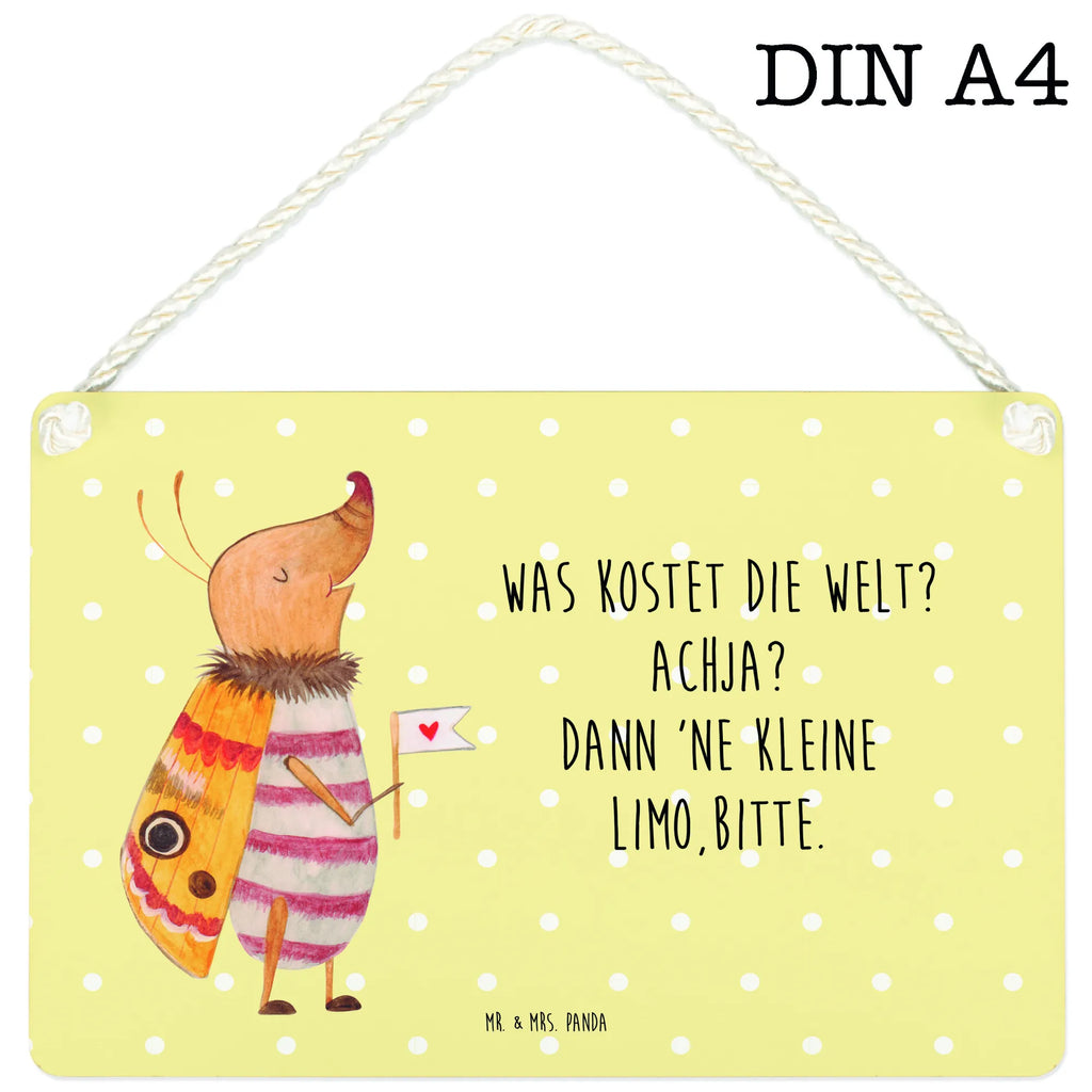 Deko Schild Nachtfalter Fähnchen Dekoschild, Deko Schild, Schild, Tür Schild, Türschild, Holzschild, Wandschild, Wanddeko, Tiermotive, Gute Laune, lustige Sprüche, Tiere, Nachtfalter, Käfer, Spruch lustig, Spruch witzig, süß, niedlich, Küche Deko, Was kostet die Welt