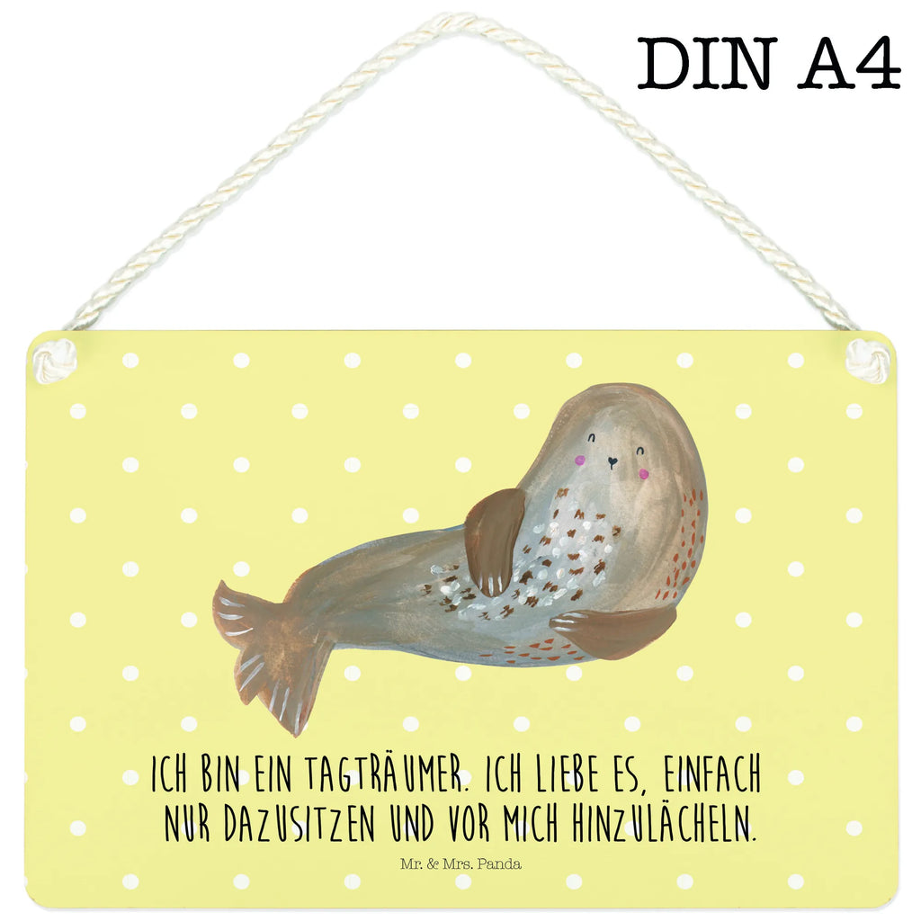 Deko Schild Robbe Lachen Dekoschild, Deko Schild, Schild, Tür Schild, Türschild, Holzschild, Wandschild, Wanddeko, Tiermotive, Gute Laune, lustige Sprüche, Tiere, Robbe, Robben, Seehund, Strand, Meerestier, Ostsee, Nordsee