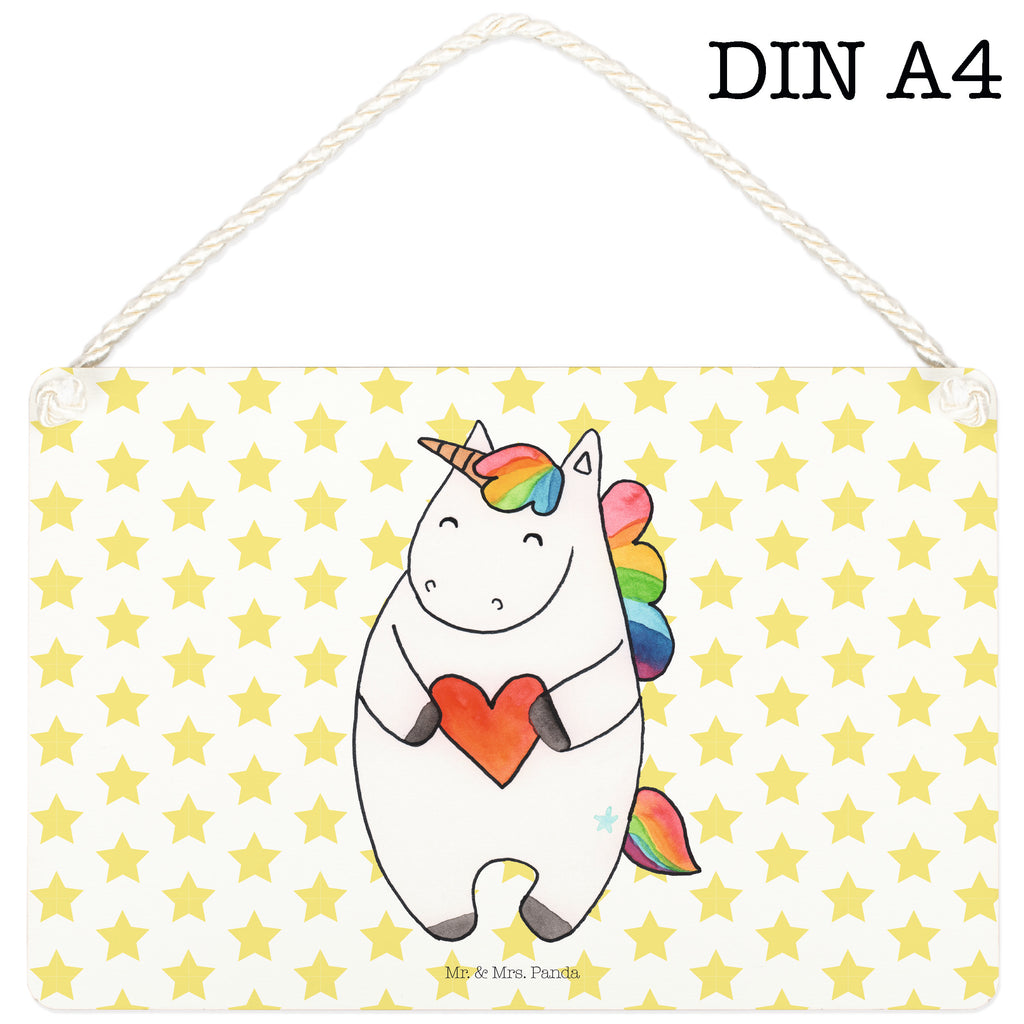 Deko Schild Einhorn Herz Dekoschild, Deko Schild, Schild, Tür Schild, Türschild, Holzschild, Wandschild, Wanddeko, Einhorn, Einhörner, Einhorn Deko, Pegasus, Unicorn, Herz, schlimm, böse, witzig, lustig, Freundin, anders, bunt