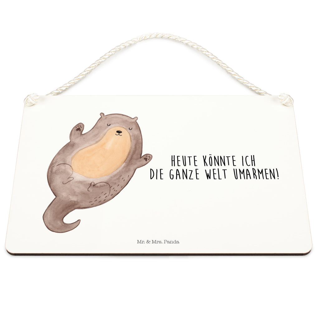 Deko Schild Otter Umarmen Dekoschild, Deko Schild, Schild, Tür Schild, Türschild, Holzschild, Wandschild, Wanddeko, Otter, Fischotter, Seeotter, Otter Seeotter See Otter