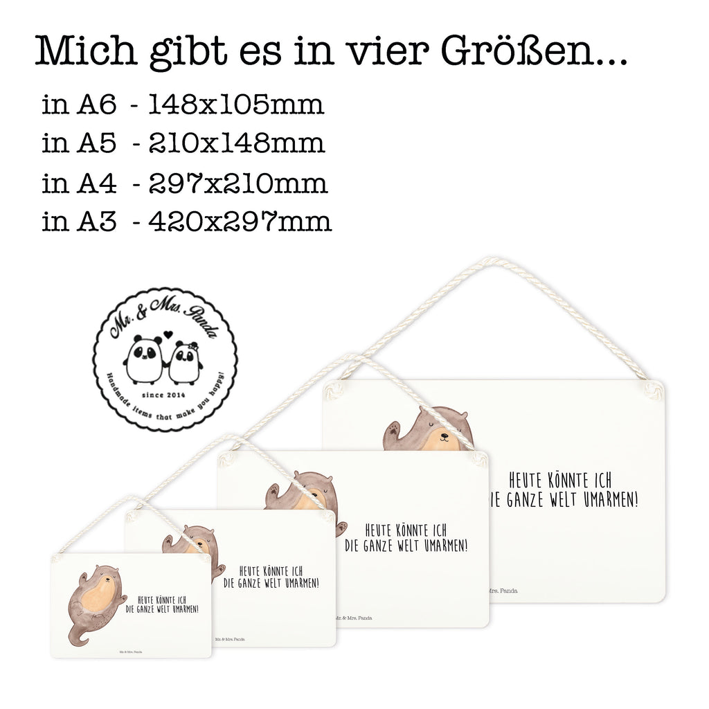 Deko Schild Otter Umarmen Dekoschild, Deko Schild, Schild, Tür Schild, Türschild, Holzschild, Wandschild, Wanddeko, Otter, Fischotter, Seeotter, Otter Seeotter See Otter