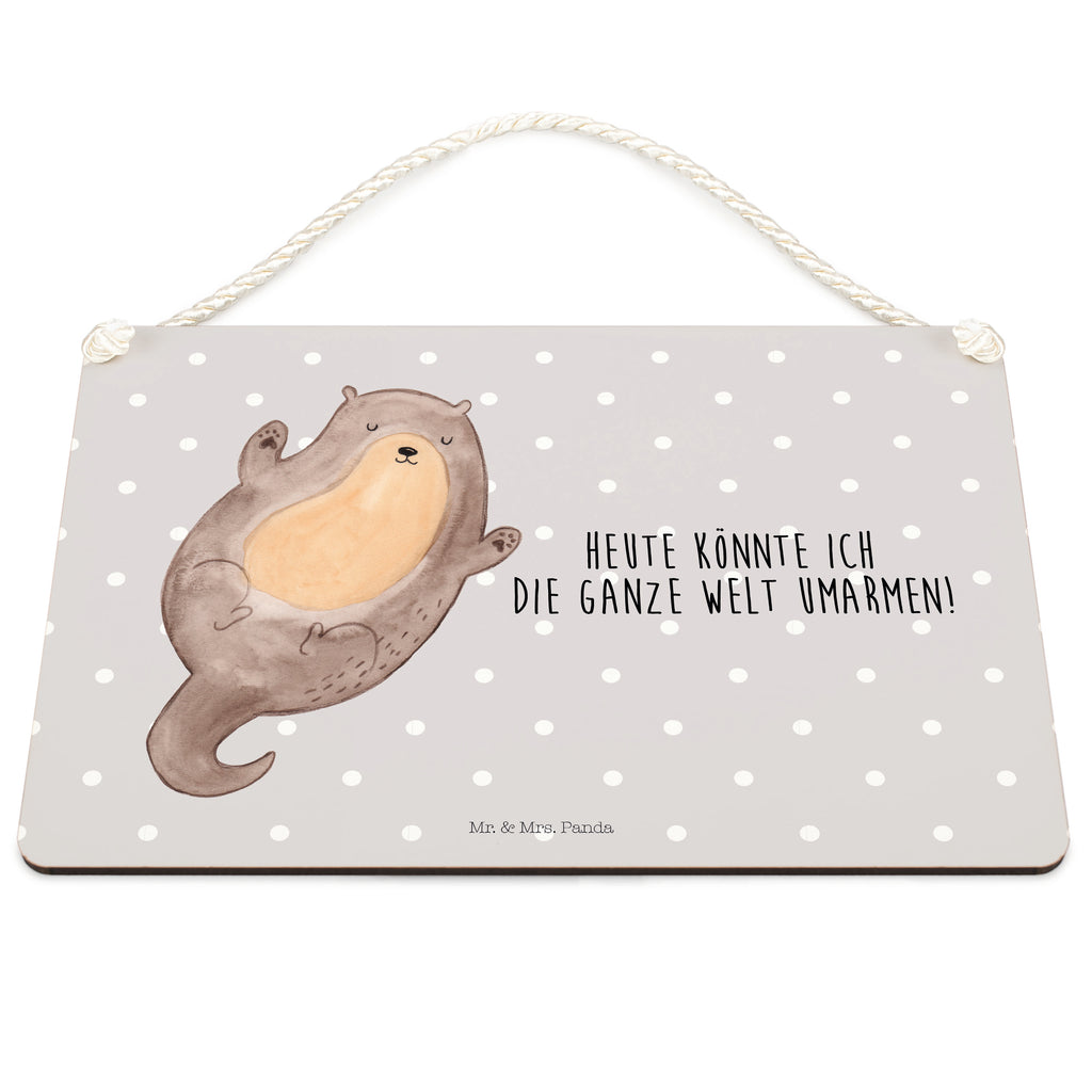 Deko Schild Otter Umarmen Dekoschild, Deko Schild, Schild, Tür Schild, Türschild, Holzschild, Wandschild, Wanddeko, Otter, Fischotter, Seeotter, Otter Seeotter See Otter