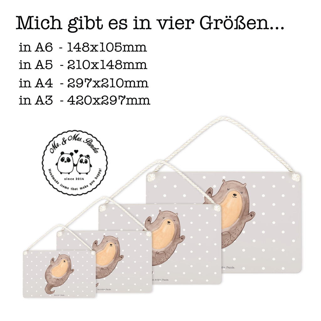 Deko Schild Otter Umarmen Dekoschild, Deko Schild, Schild, Tür Schild, Türschild, Holzschild, Wandschild, Wanddeko, Otter, Fischotter, Seeotter, Otter Seeotter See Otter