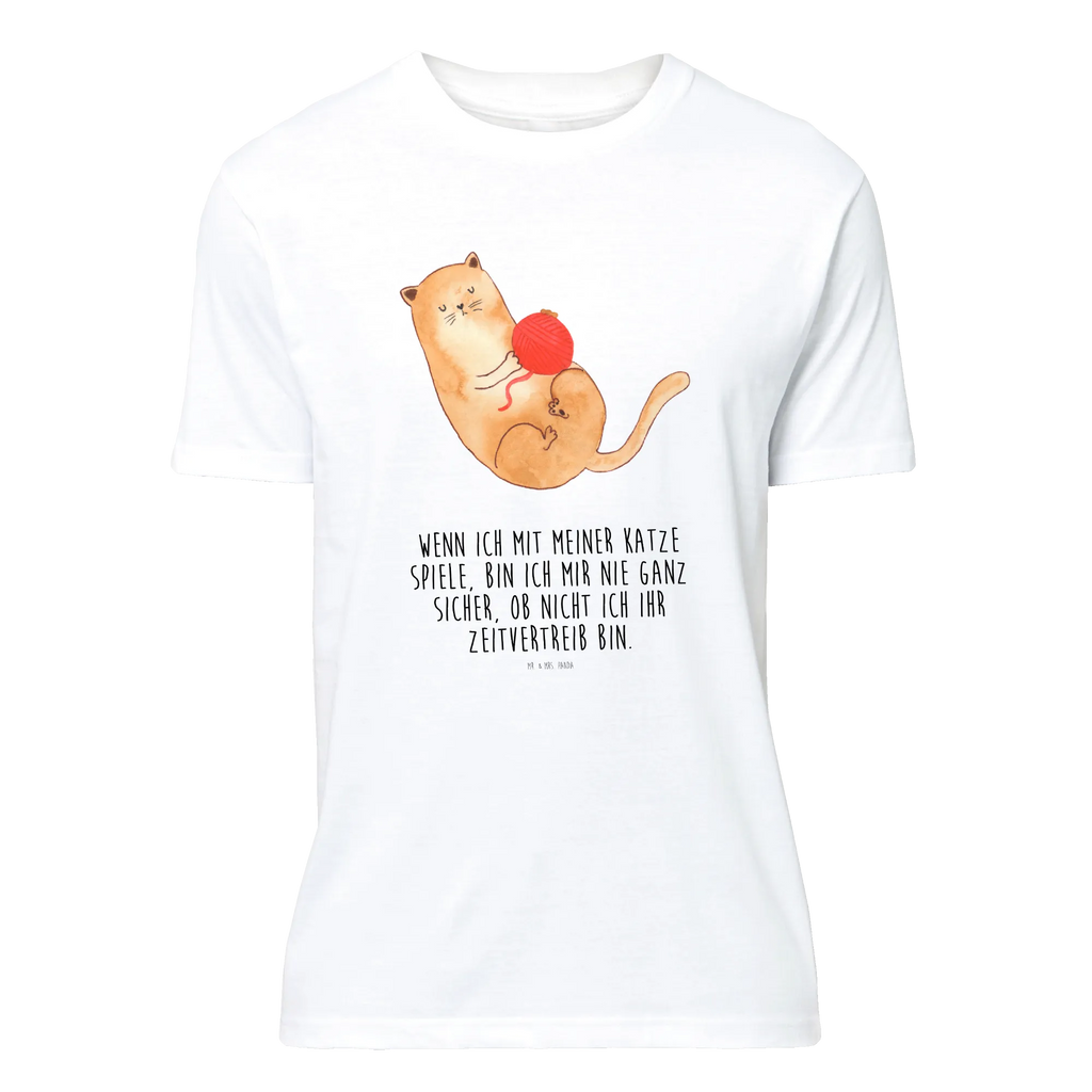 T-Shirt Standard Katze Wolle T-Shirt, Shirt, Tshirt, Lustiges T-Shirt, T-Shirt mit Spruch, Party, Junggesellenabschied, Jubiläum, Geburstag, Herrn, Damen, Männer, Frauen, Schlafshirt, Nachthemd, Sprüche, Katze, Katzenmotiv, Katzenfan, Katzendeko, Katzenfreund, Katzenliebhaber, Katzenprodukte, Katzenartikel, Katzenaccessoires, Katzensouvenirs, Katzenliebhaberprodukte, Katzenmotive, Katzen, Kater, Mietze, Cat, Cats, Katzenhalter, Katzenbesitzerin, Haustier, Wollknäuel, Wolle, Spielen, Spiel, verspielt