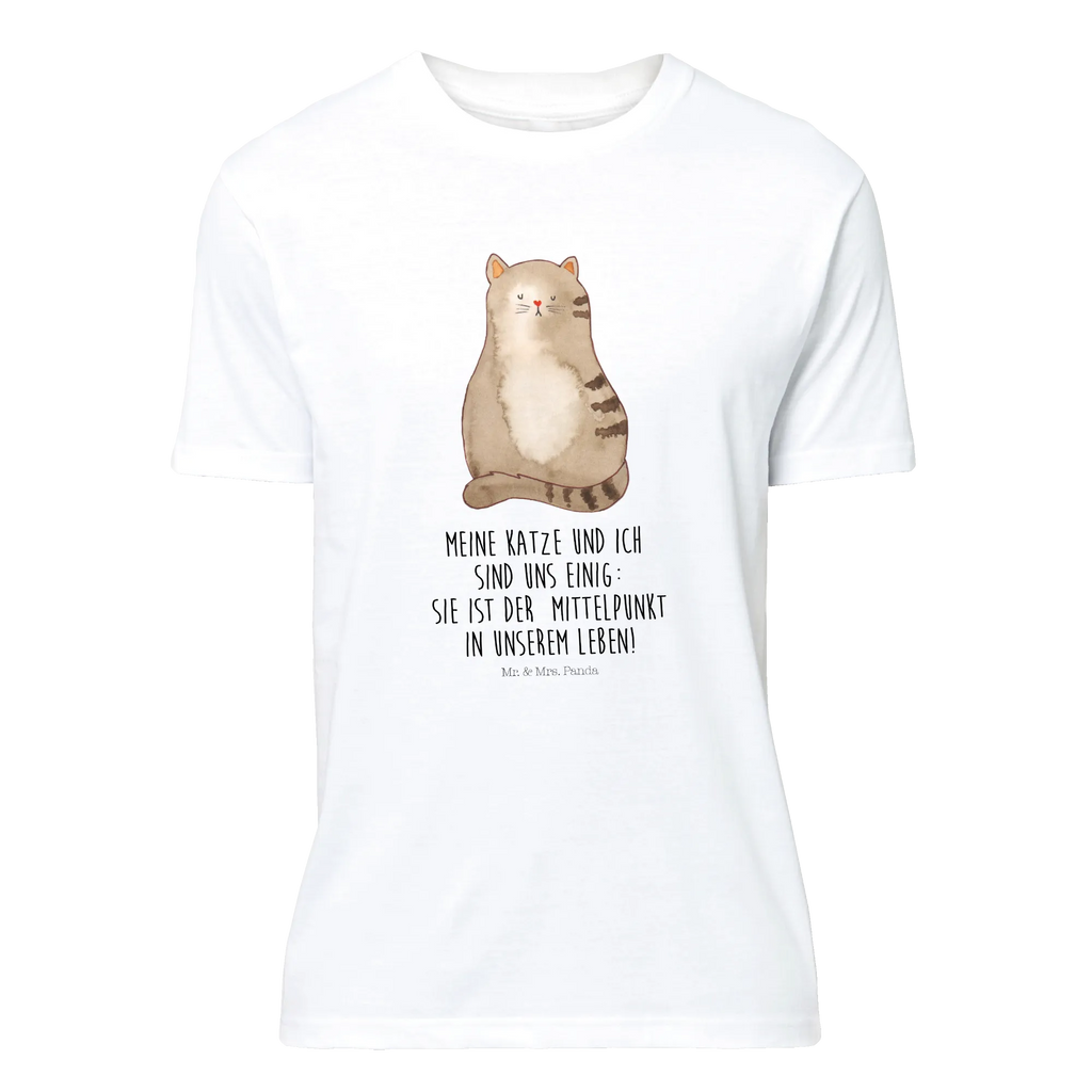 T-Shirt Standard Katze Sitzen T-Shirt, Shirt, Tshirt, Lustiges T-Shirt, T-Shirt mit Spruch, Party, Junggesellenabschied, Jubiläum, Geburstag, Herrn, Damen, Männer, Frauen, Schlafshirt, Nachthemd, Sprüche, Katze, Katzenmotiv, Katzenfan, Katzendeko, Katzenfreund, Katzenliebhaber, Katzenprodukte, Katzenartikel, Katzenaccessoires, Katzensouvenirs, Katzenliebhaberprodukte, Katzenmotive, Katzen, Kater, Mietze, Cat, Cats, Katzenhalter, Katzenbesitzerin, Haustier, Katzenliebe, Lebensinhalt, Liebe, Mittelpunkt, Familie