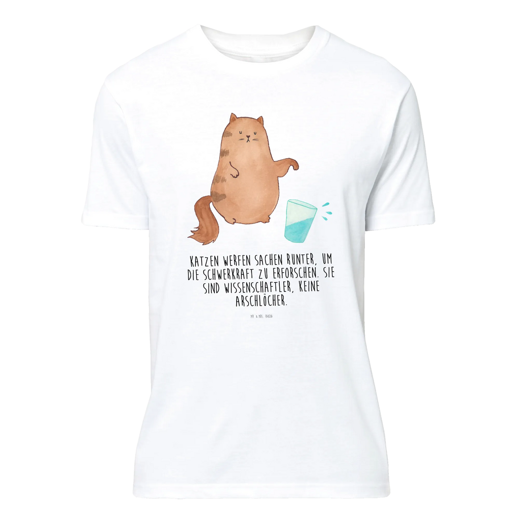 T-Shirt Standard Katze Wasserglas T-Shirt, Shirt, Tshirt, Lustiges T-Shirt, T-Shirt mit Spruch, Party, Junggesellenabschied, Jubiläum, Geburstag, Herrn, Damen, Männer, Frauen, Schlafshirt, Nachthemd, Sprüche, Katze, Katzenmotiv, Katzenfan, Katzendeko, Katzenfreund, Katzenliebhaber, Katzenprodukte, Katzenartikel, Katzenaccessoires, Katzensouvenirs, Katzenliebhaberprodukte, Katzenmotive, Katzen, Kater, Mietze, Cat, Cats, Katzenhalter, Katzenbesitzerin, Haustier, Wasser, Glas